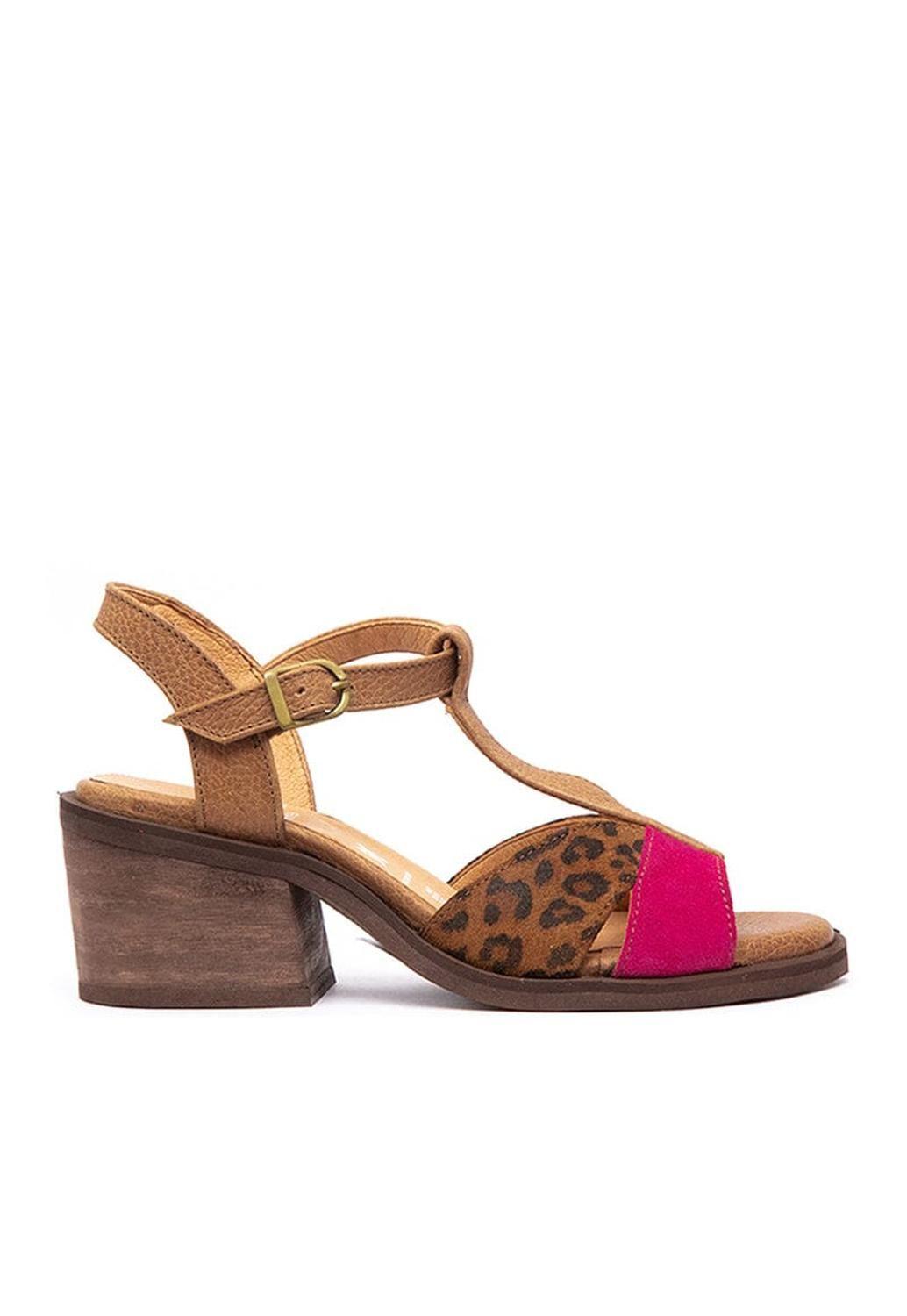 Sandalia Mujer / Sauco Fucsia Print-1