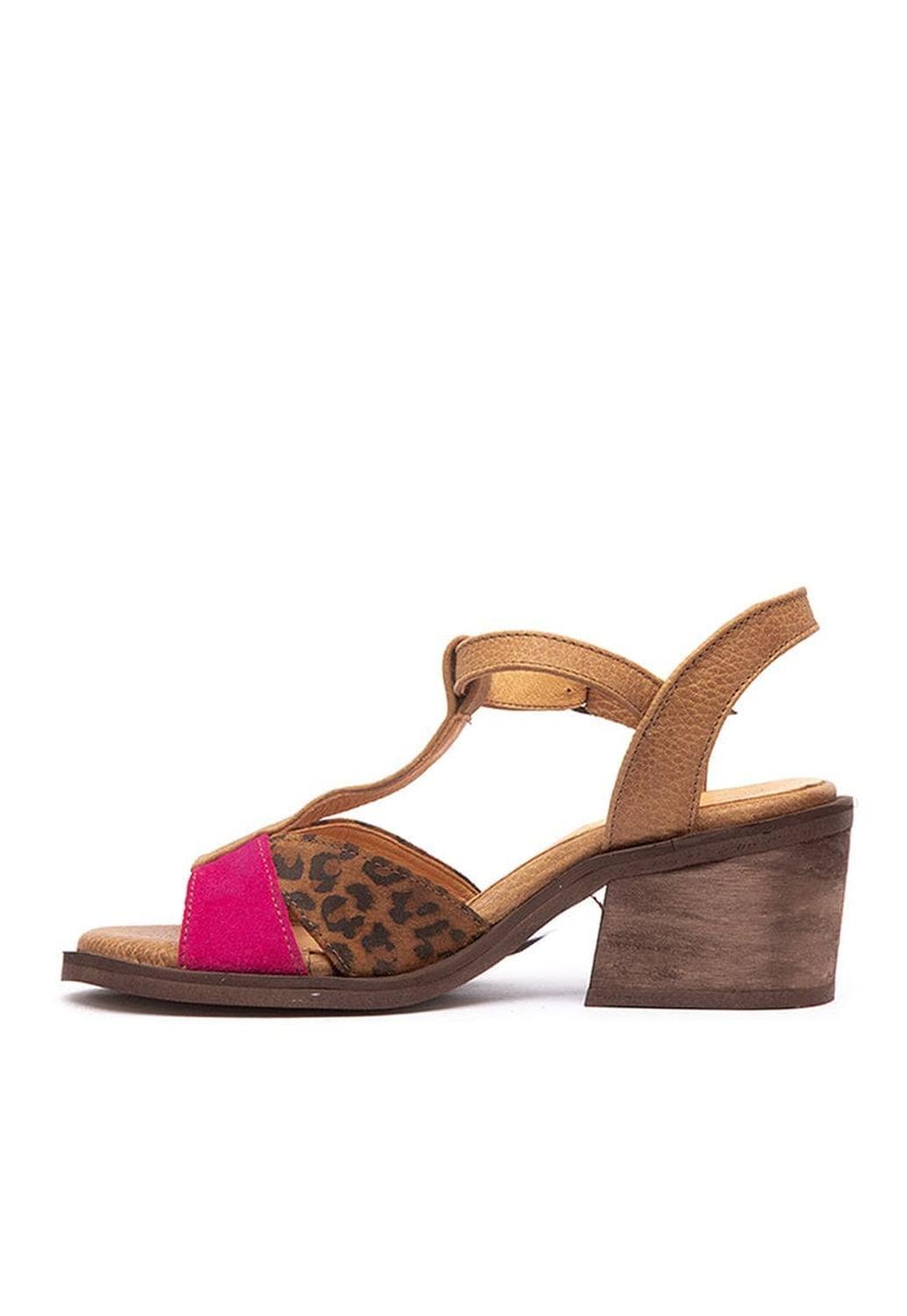Sandalia Mujer / Sauco Fucsia Print-3