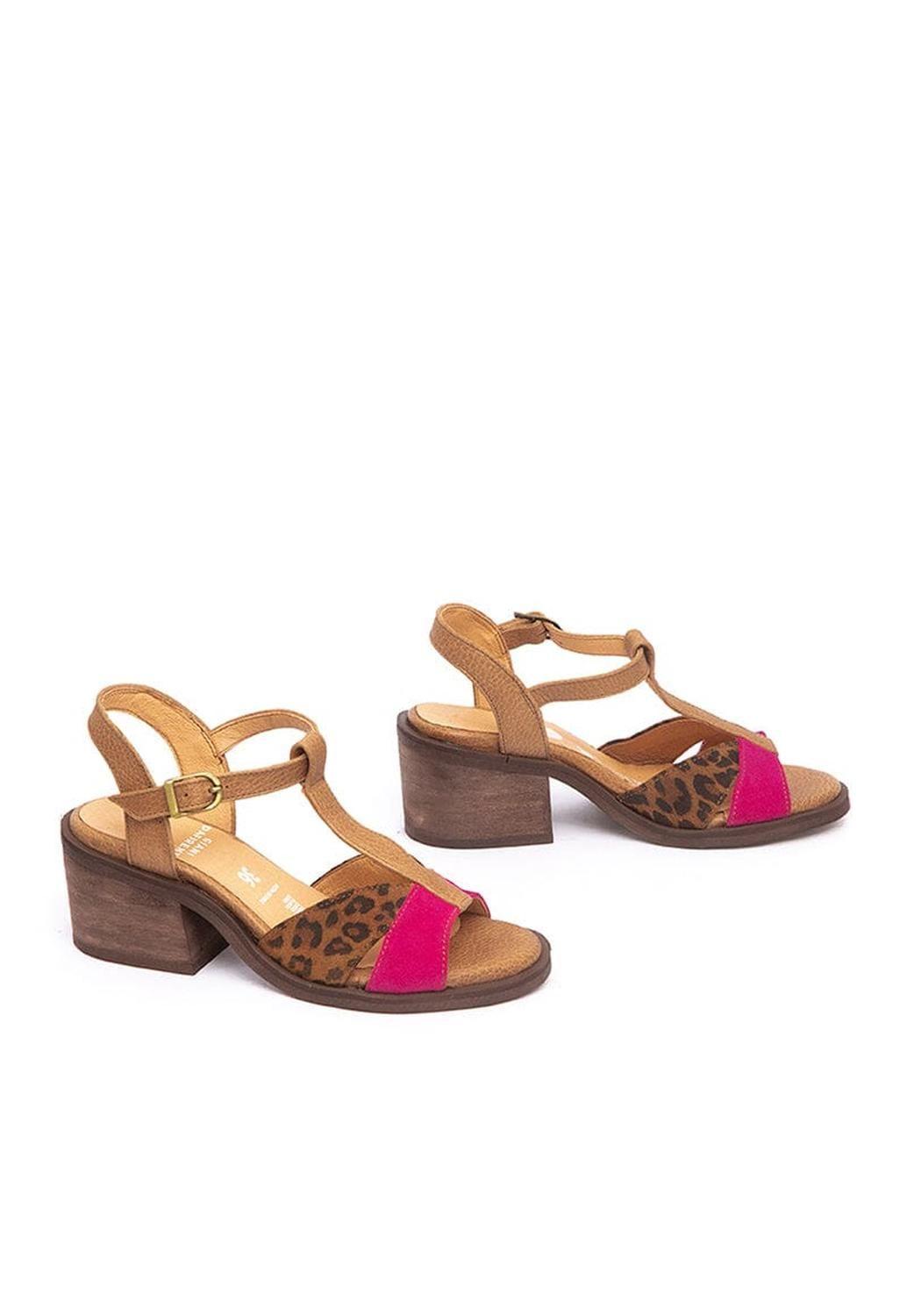 Sandalia Mujer / Sauco Fucsia Print-5