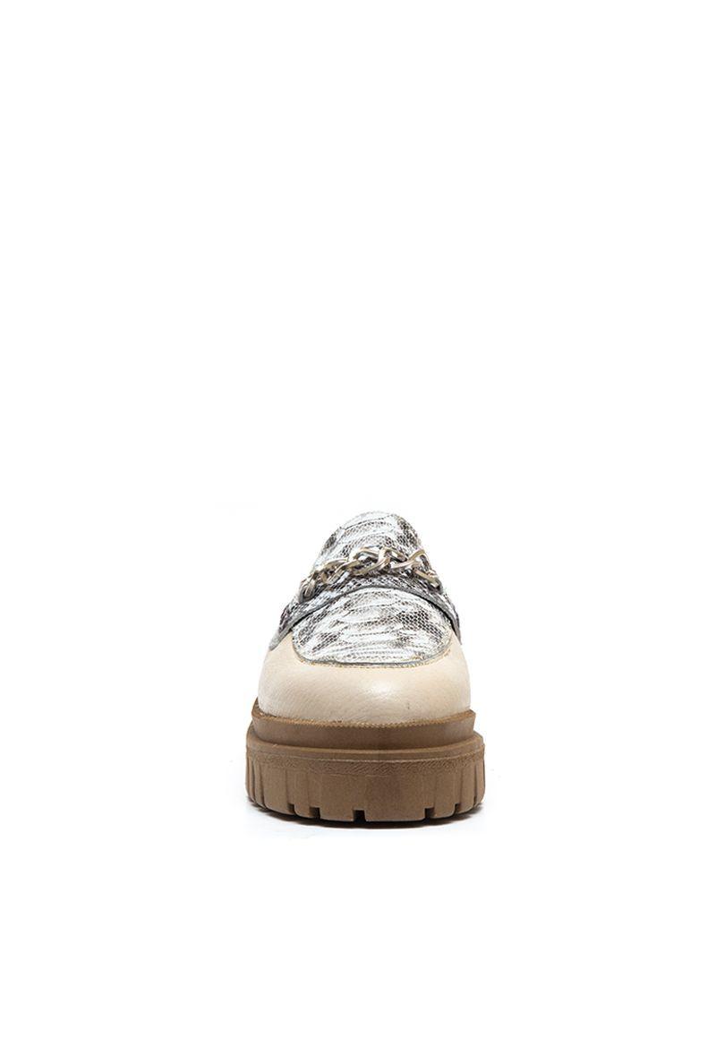 Mocasin De Cuero Aromo C2 Beige Giani Dafirenze-3