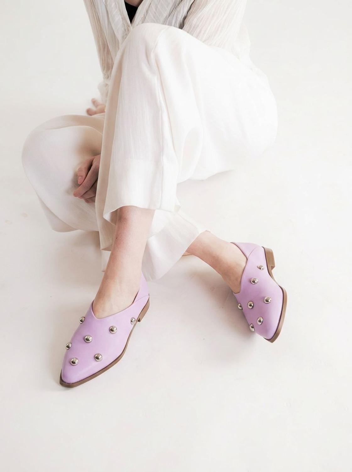 Zapato Cuero Mujer  Estela Lila-3