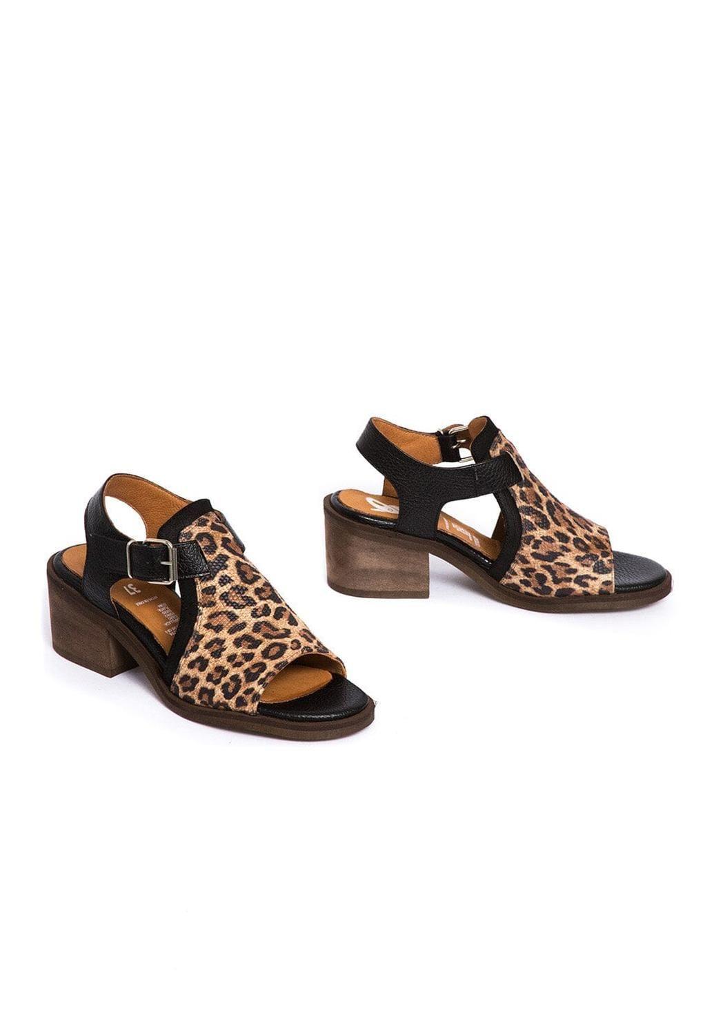Sandalia Mujer / Guanay Negro Print-5