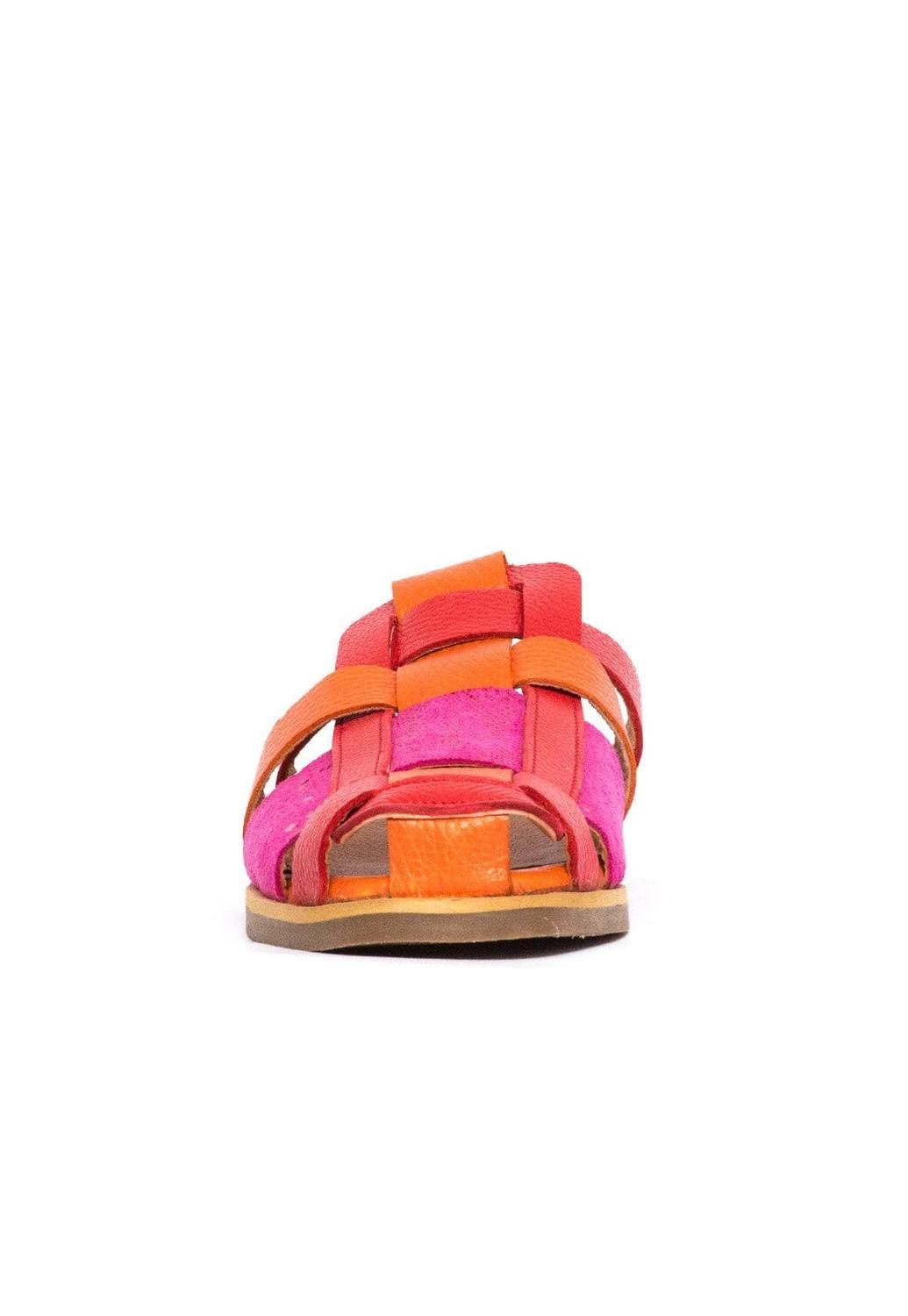 Babucha Mujer / Menfi Naranjo Rojo-2