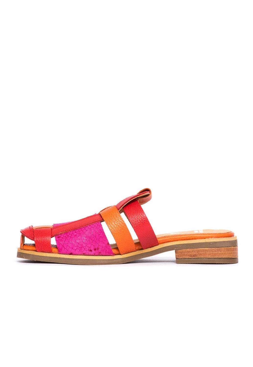 Babucha Mujer / Menfi Naranjo Rojo-3
