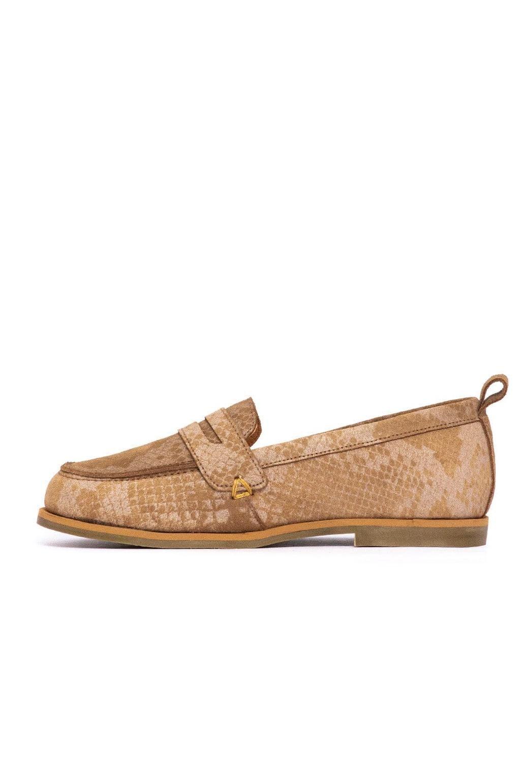 Mocasin Mujer / Coligue Camel-3