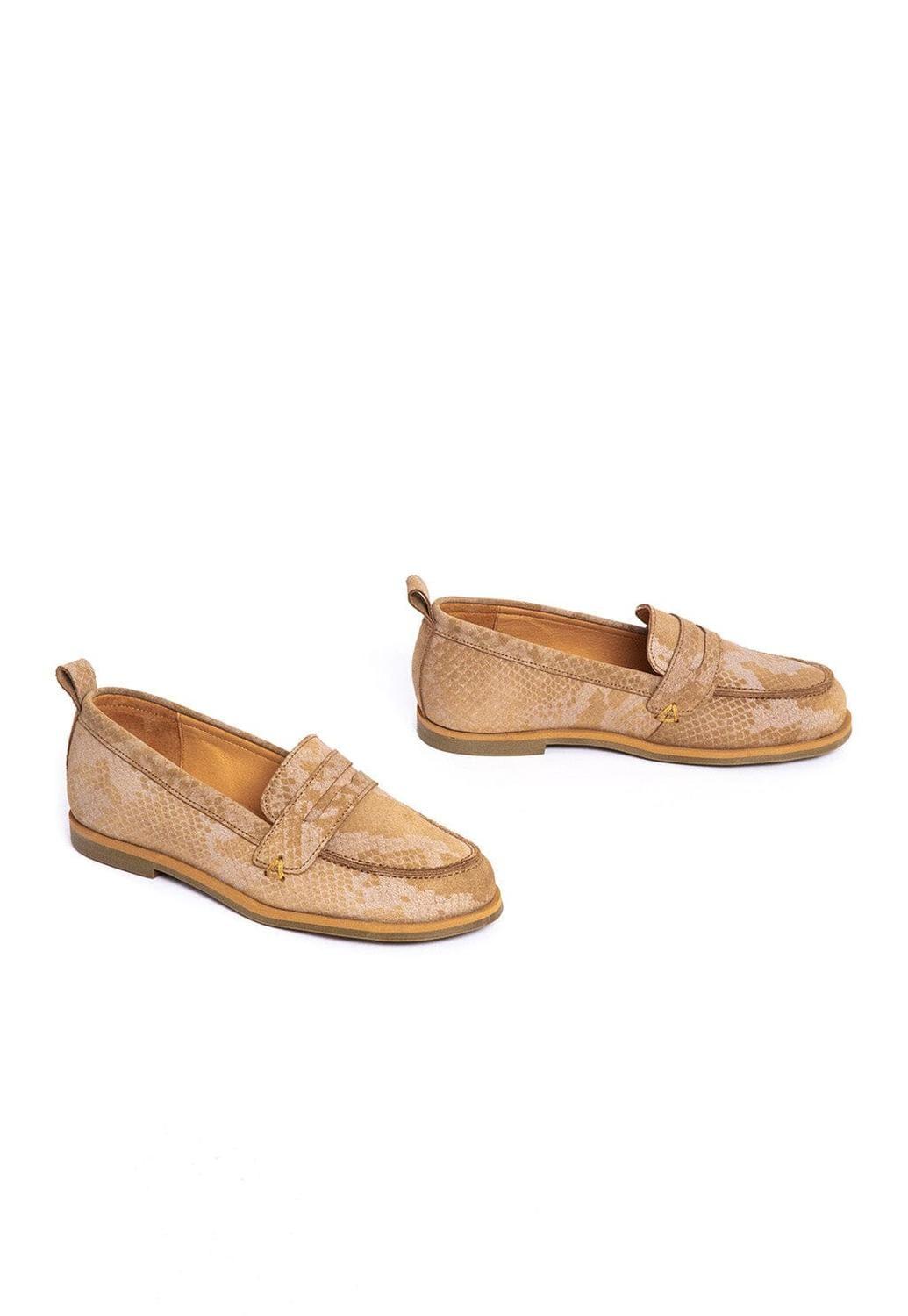 Mocasin Mujer / Coligue Camel-5