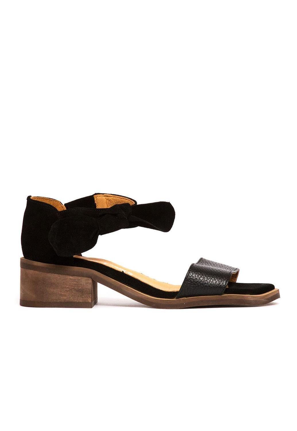 Sandalia Mujer / Halieto Negro-0