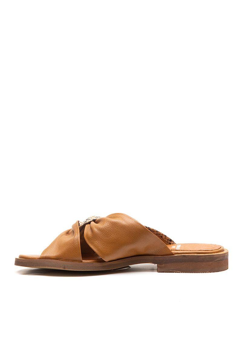 Sandalia De Cuero Marabu C10 Camel Giani Dafirenze-0