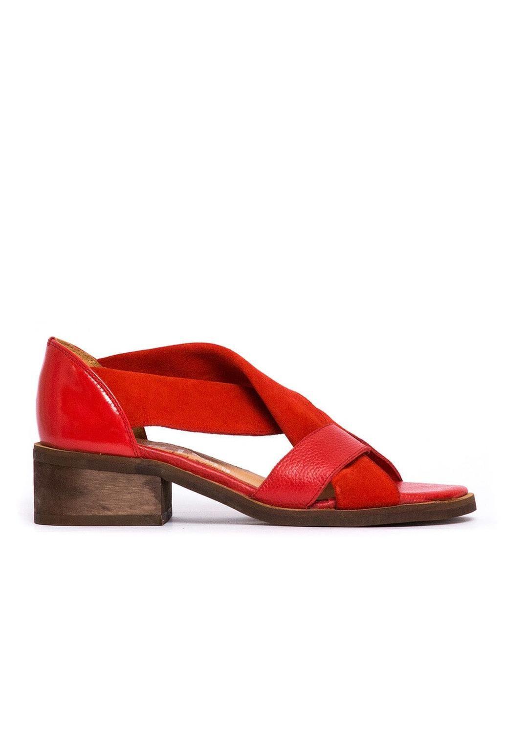 Sandalia Mujer / Tortolita Rojo-0