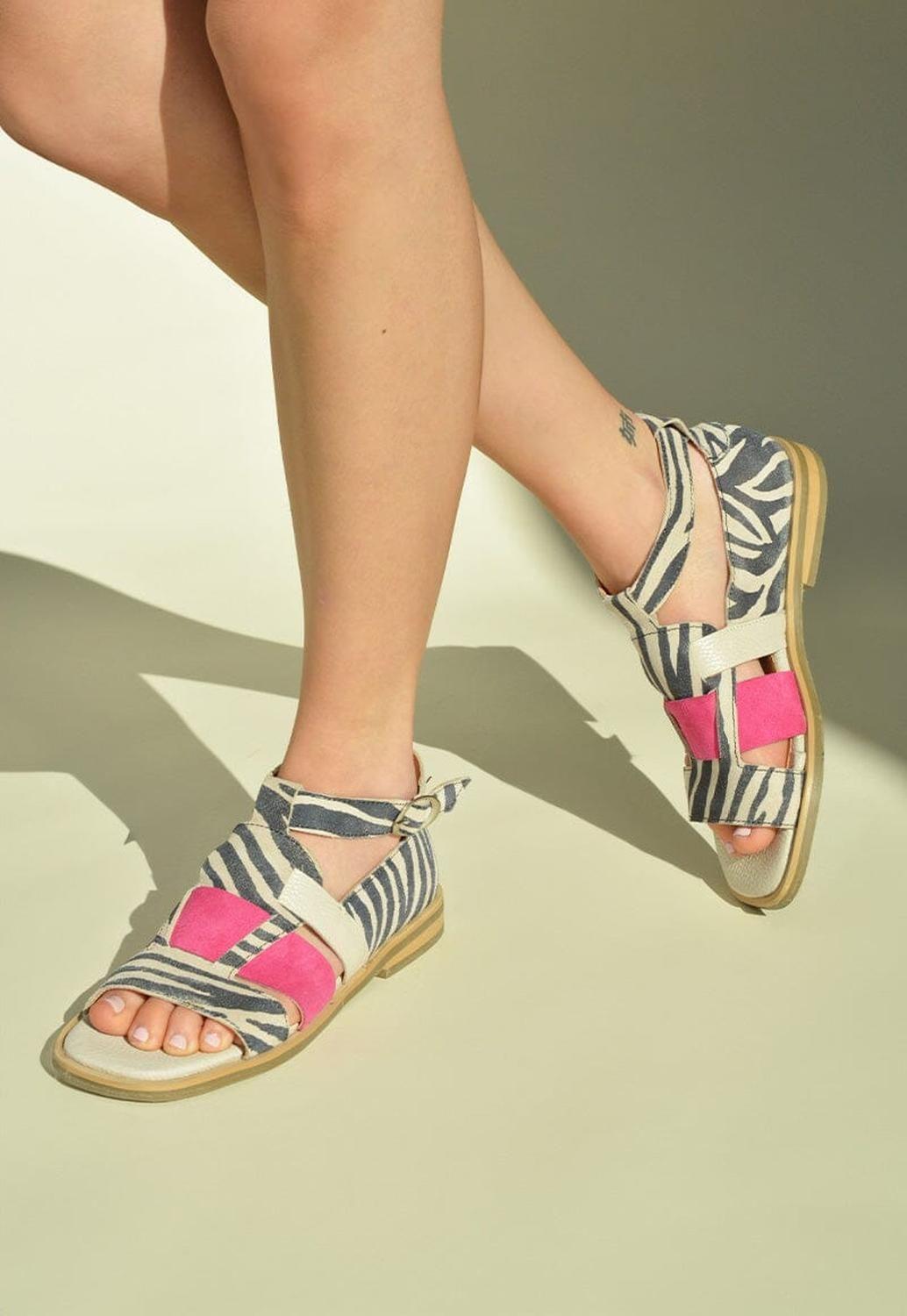 Sandalia Mujer / Simos Fucsia-2