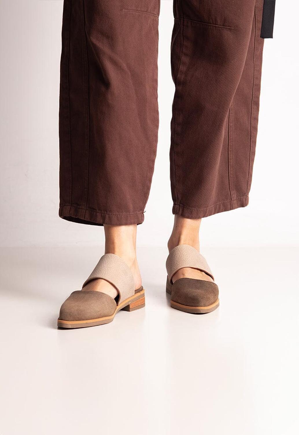 Babucha Mujer / Gaviota Beige Taupe-5