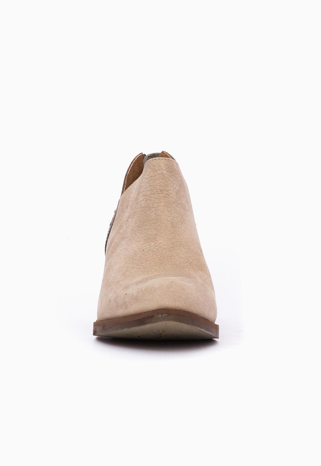 Botin Mujer / Vinago Beige Metalico-3