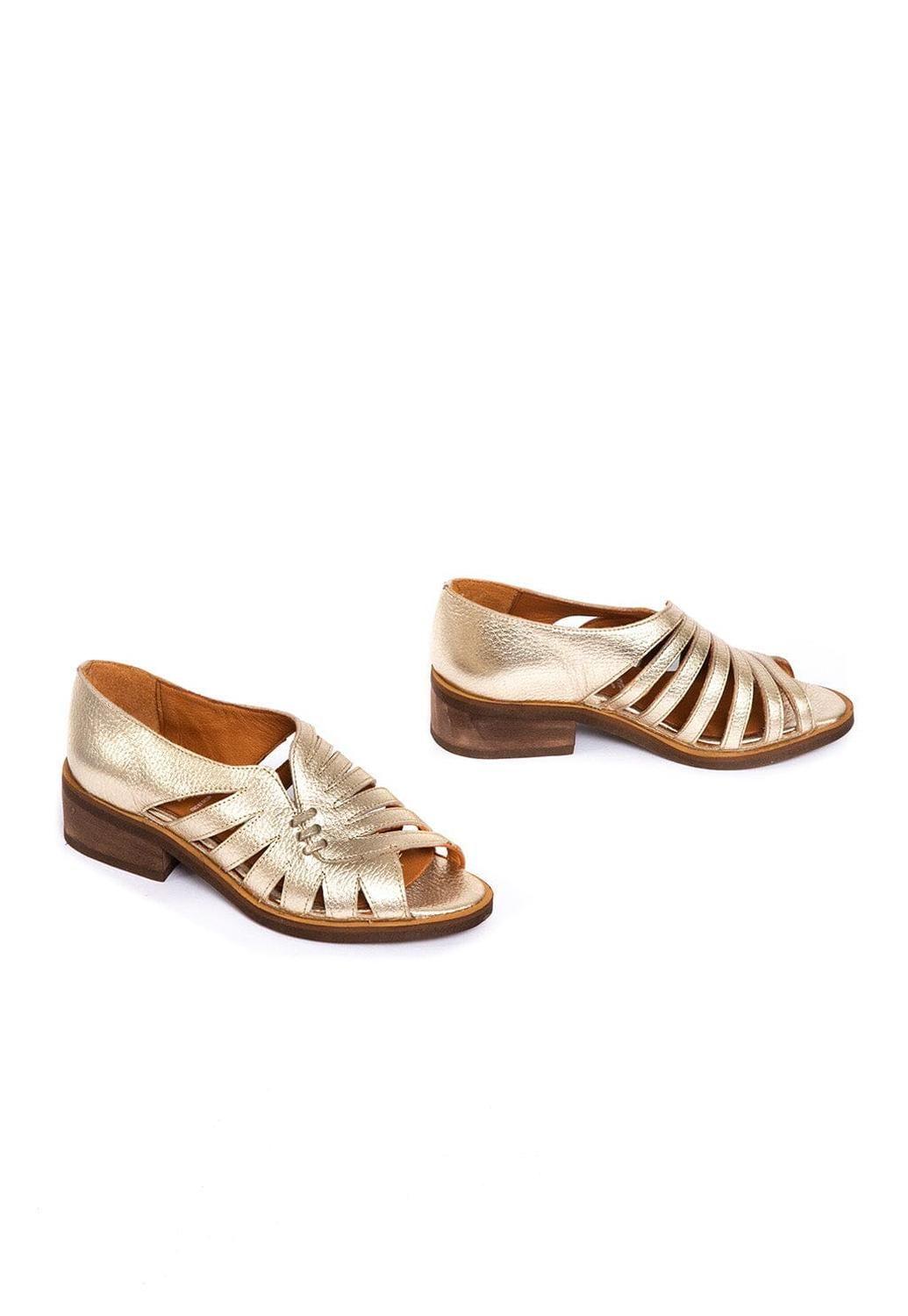 Sandalia Mujer / Mielero Niquel-5