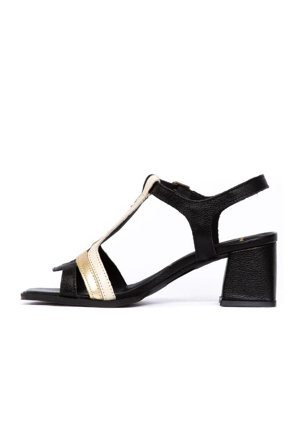 Sandalia Mujer / Candela Negro Niquel-3