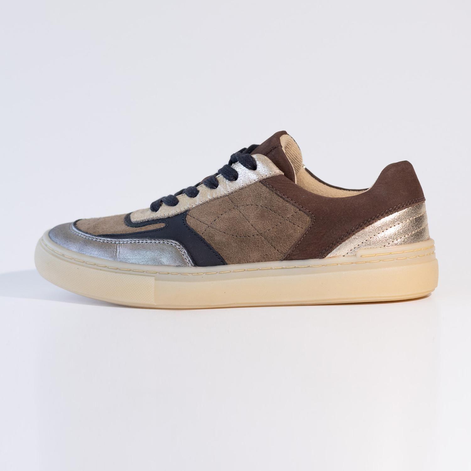 Zapatilla Mujer / Lavanda Café Metalico-2