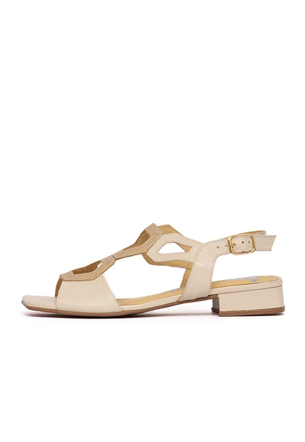 Sandalia Mujer / Perla Beige Niquel-3