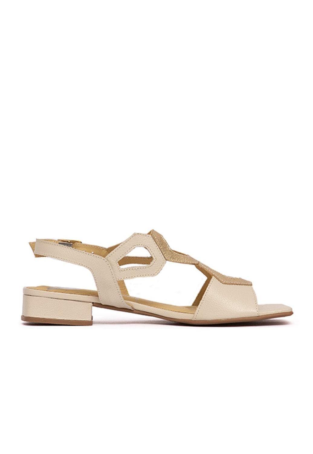 Sandalia Mujer / Perla Beige Niquel-0