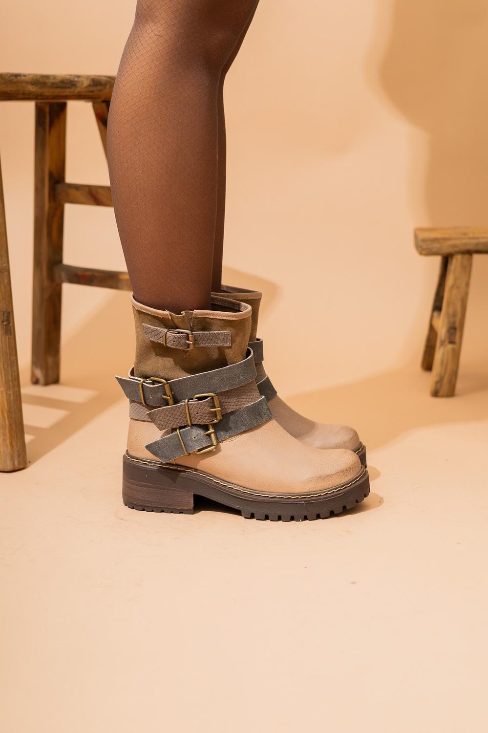 Bota Mujer / Hurco Taupe-3