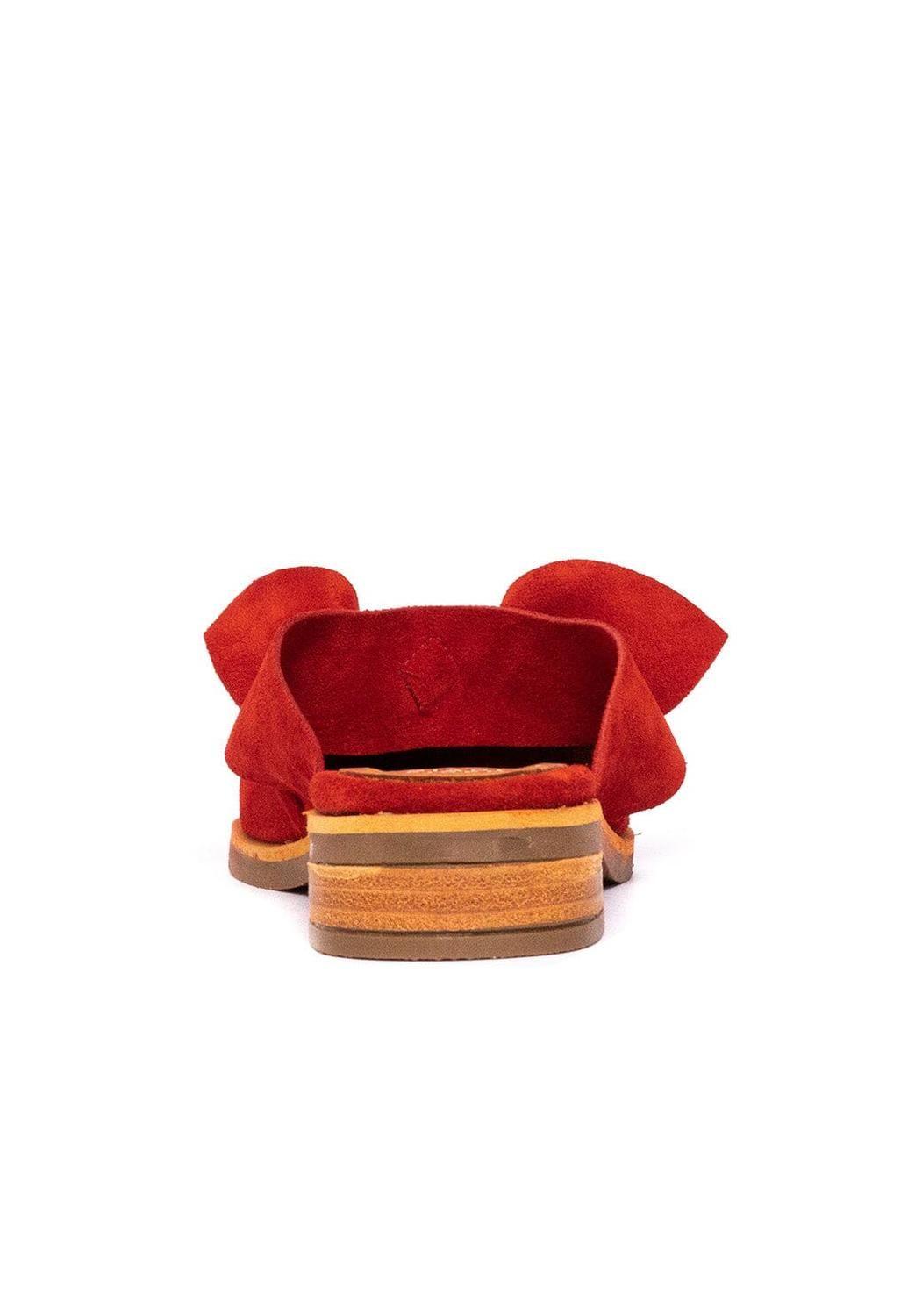 Babucha Mujer / Marsala Rojo-4