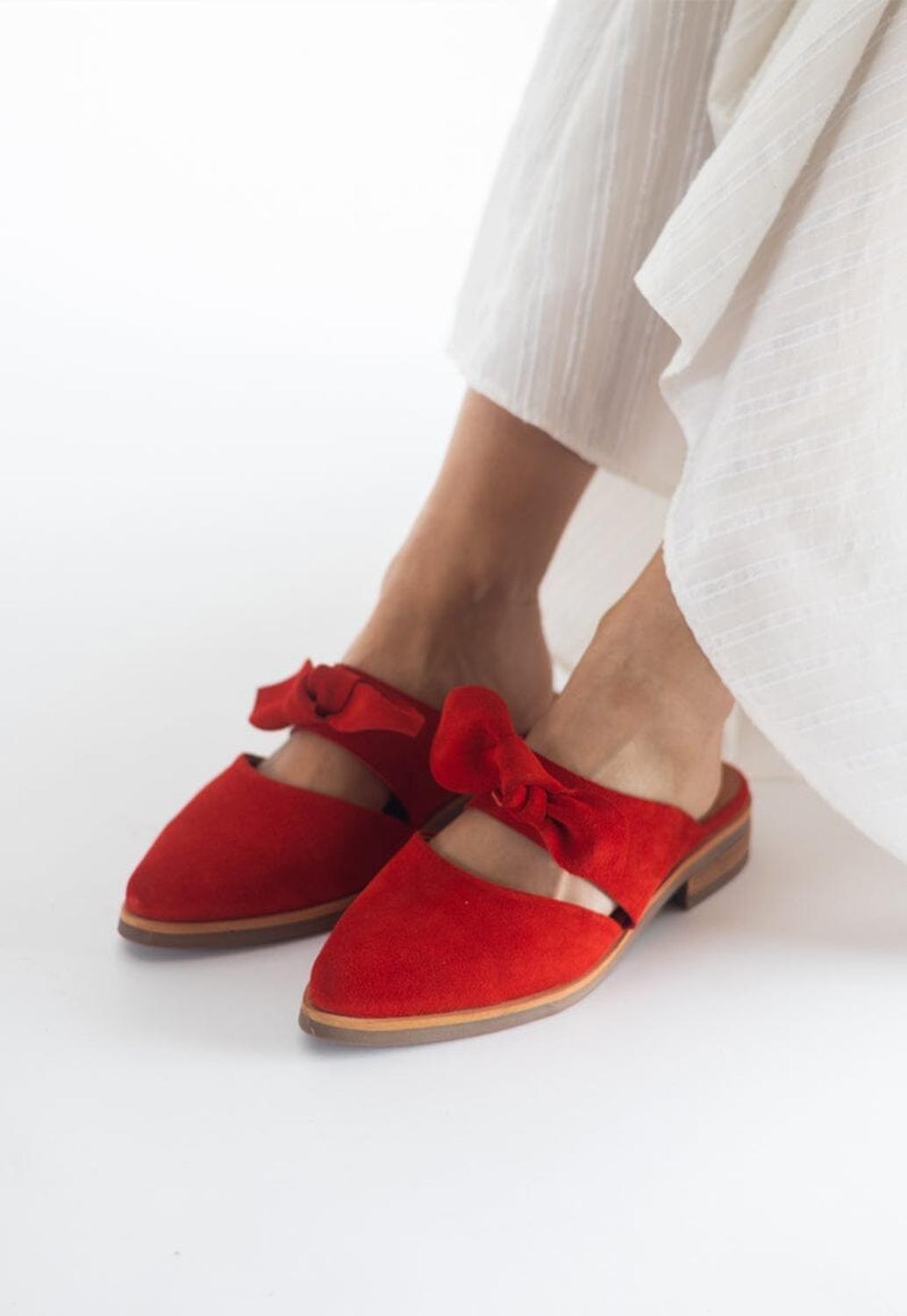 Babucha Mujer / Marsala Rojo-6