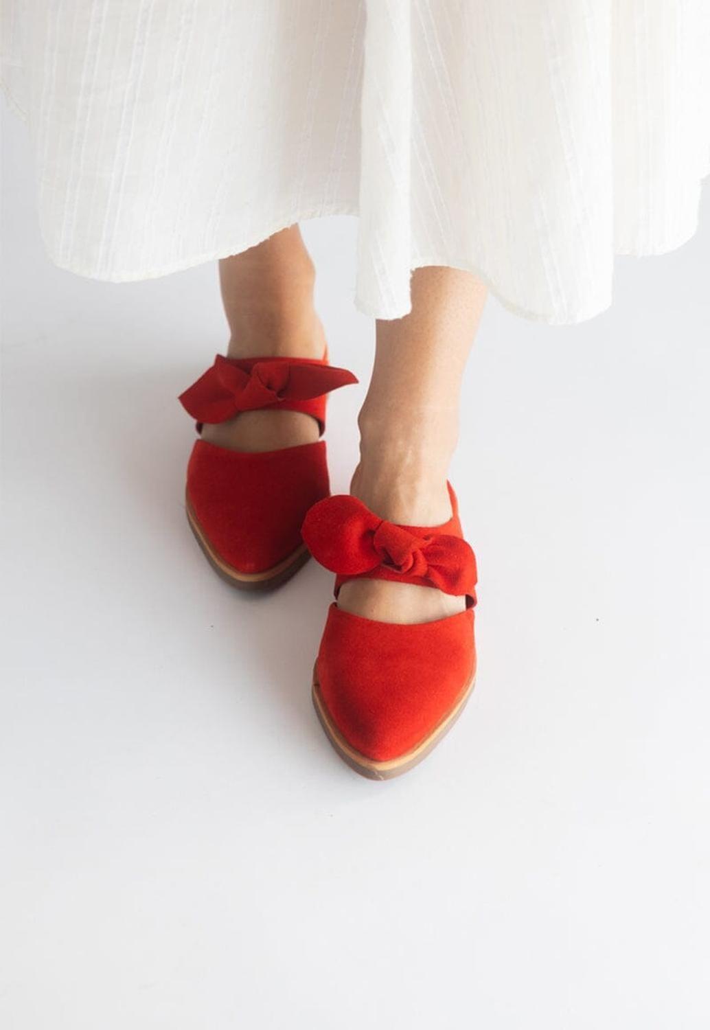 Babucha Mujer / Marsala Rojo-2