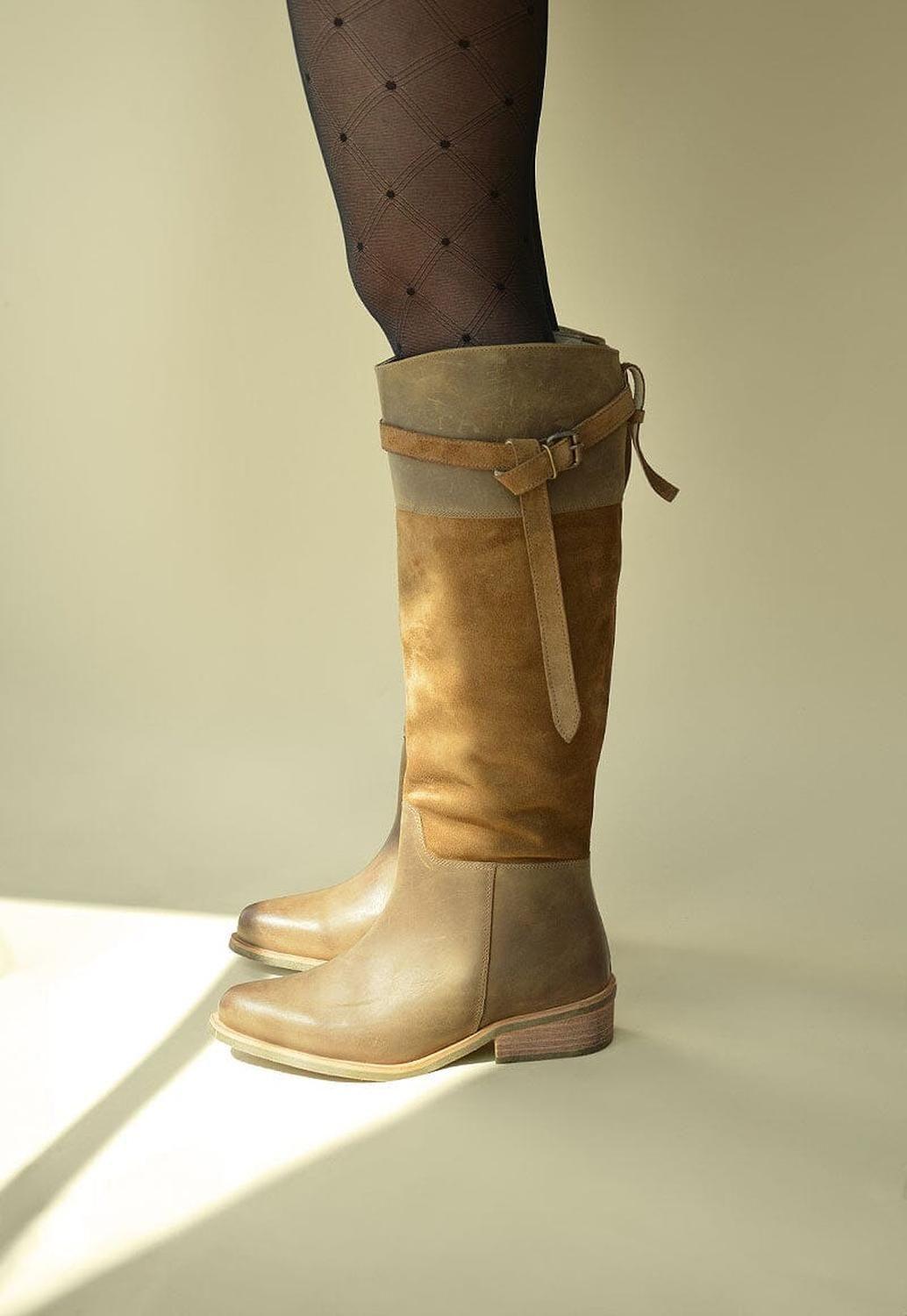 Bota Mujer / Sonia Taupe Beige-1
