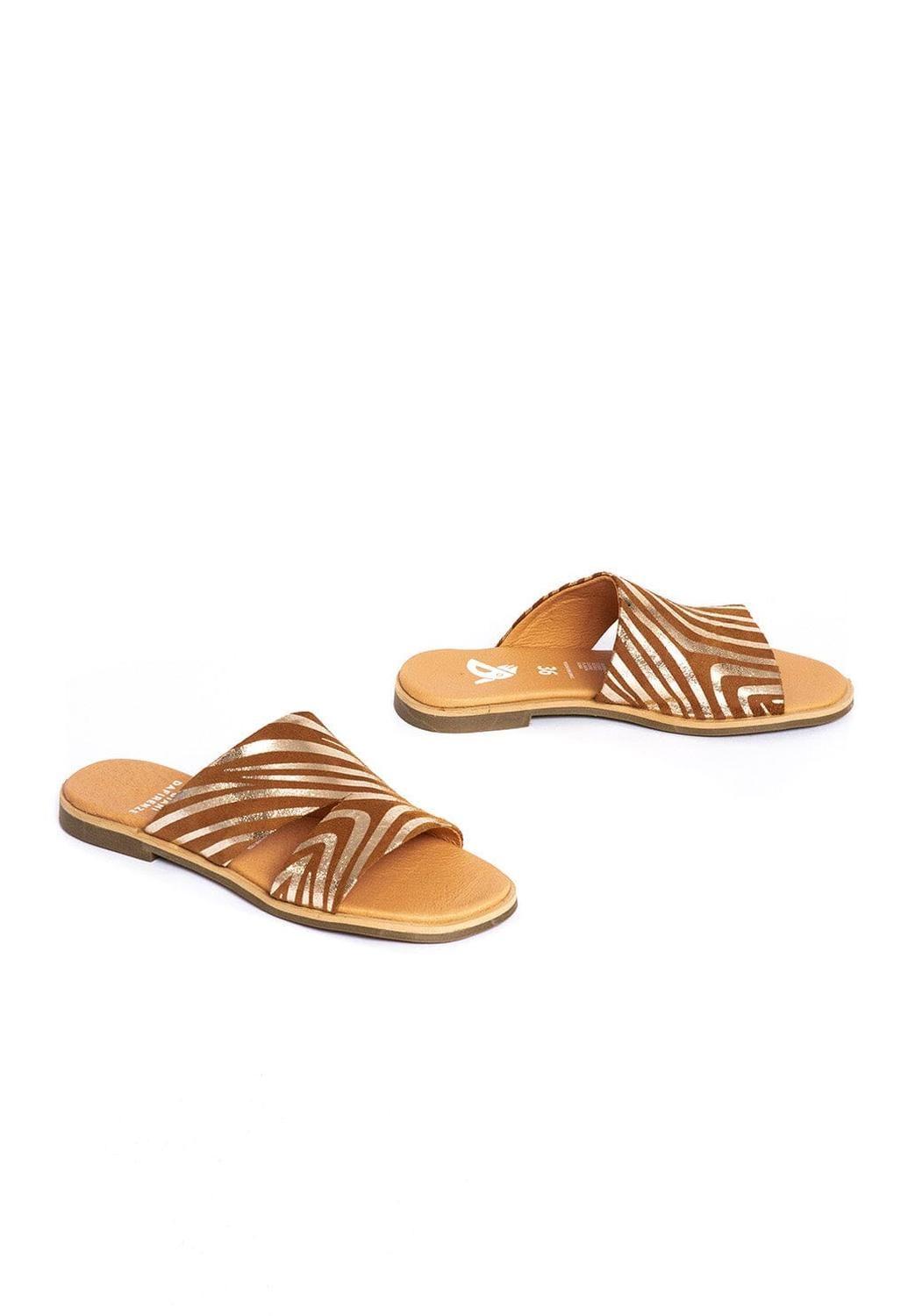 Sandalia Mujer / Lile Camel-4