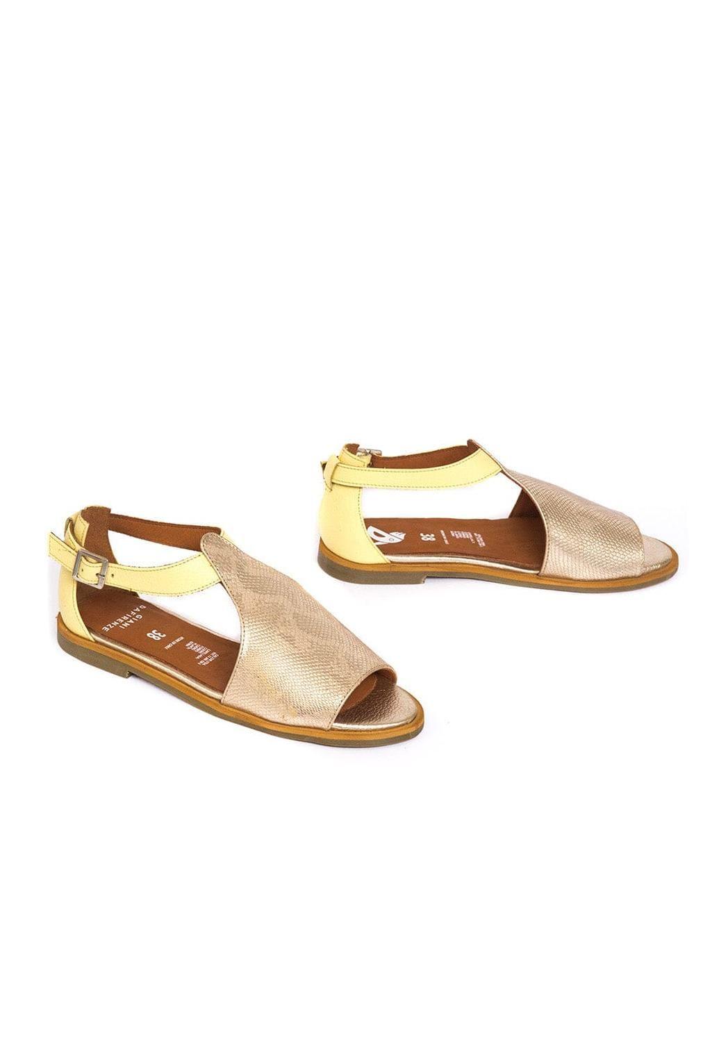 Sandalia Mujer / Oliva Niquel Amarillo-5