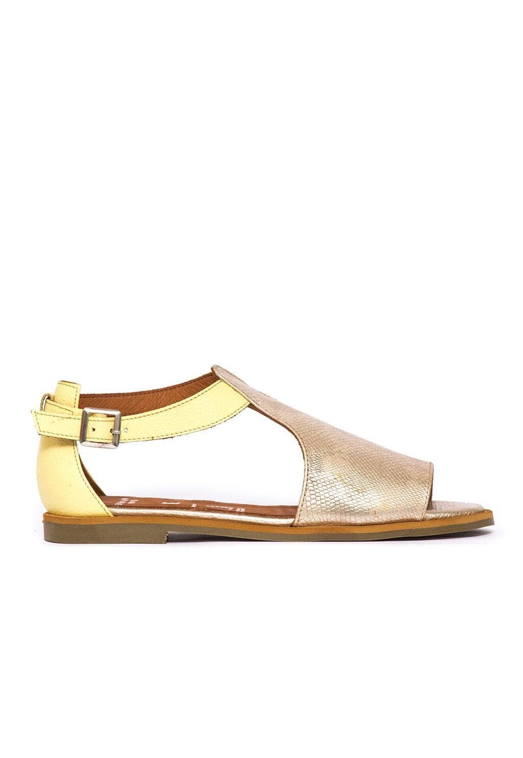 Sandalia Mujer / Oliva Niquel Amarillo-0