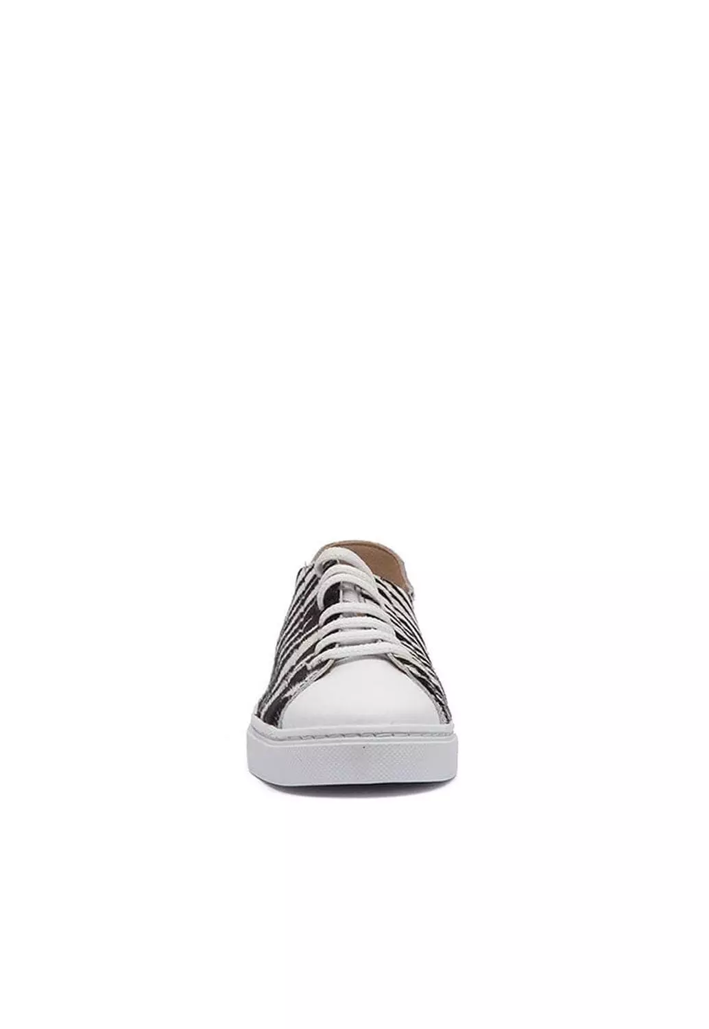 Zapatilla Mujer De Cuero Roques Zebra C3-1