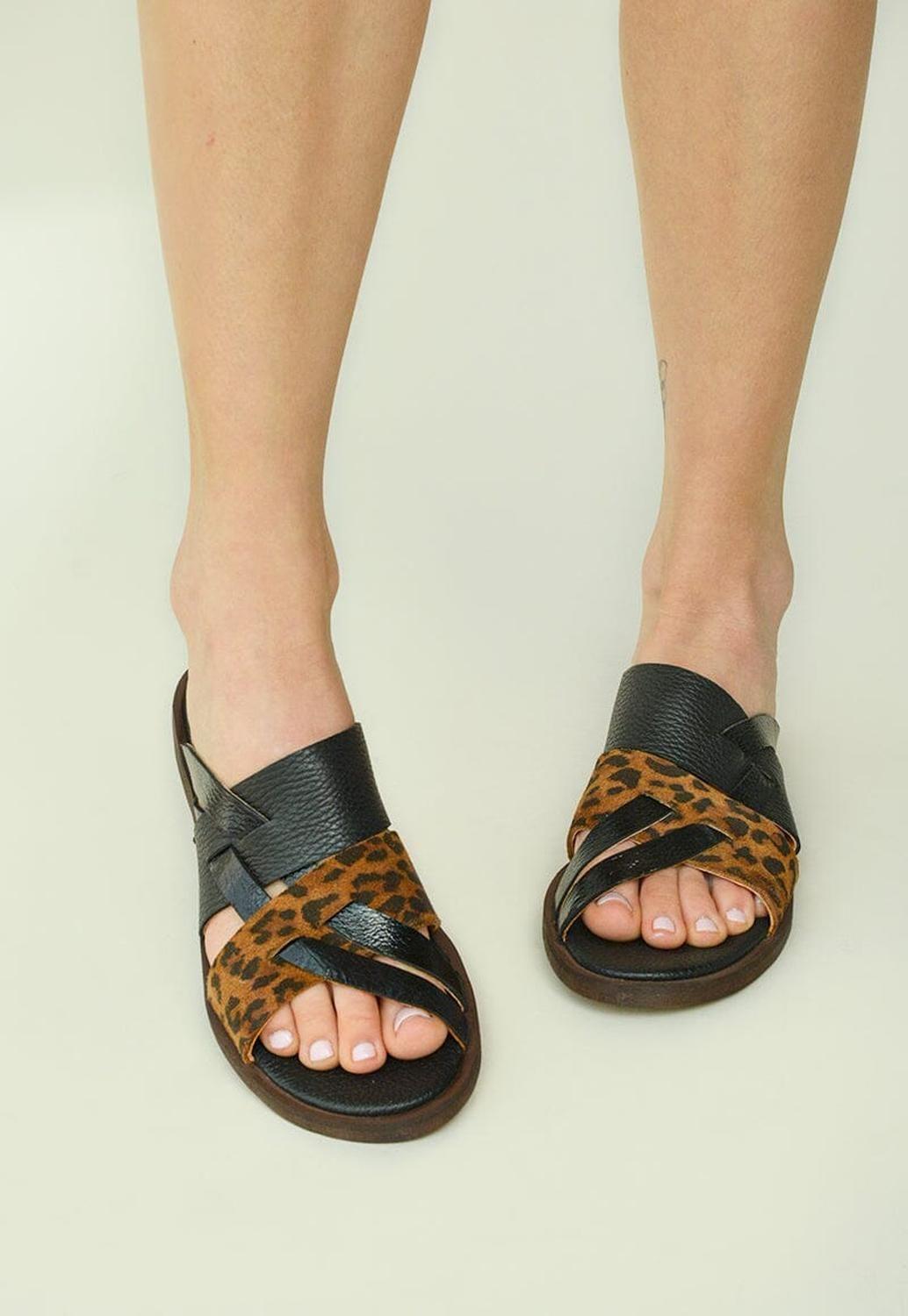 Sandalia Mujer / Pino Negro Print-0