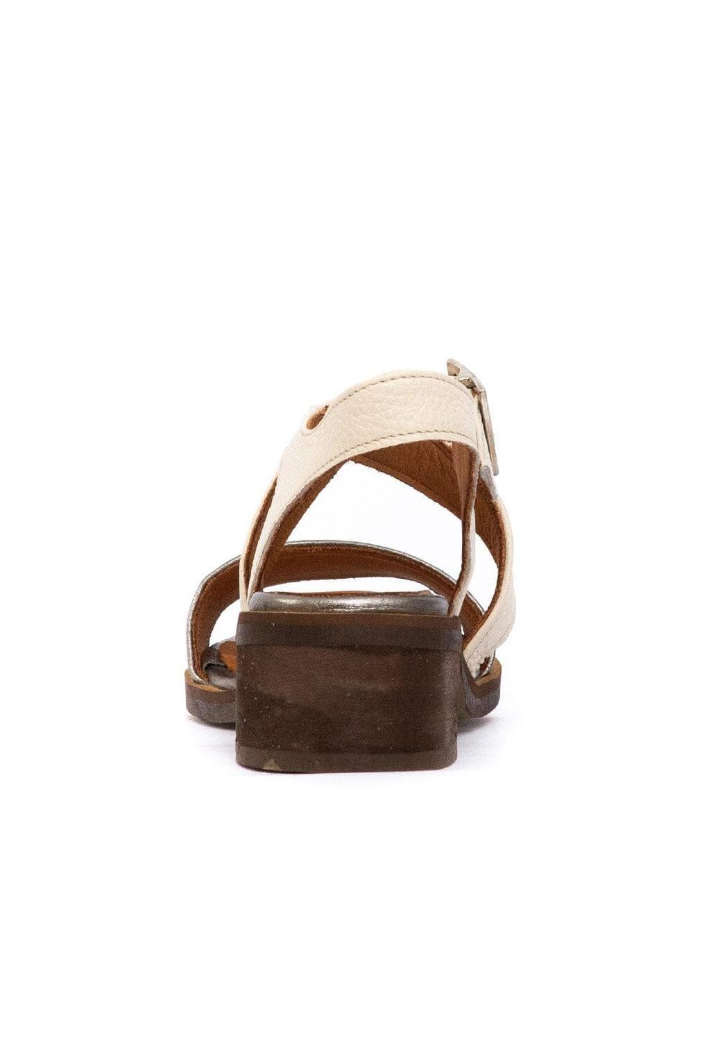 Sandalia Mujer / Salteador Metálico Beige-4