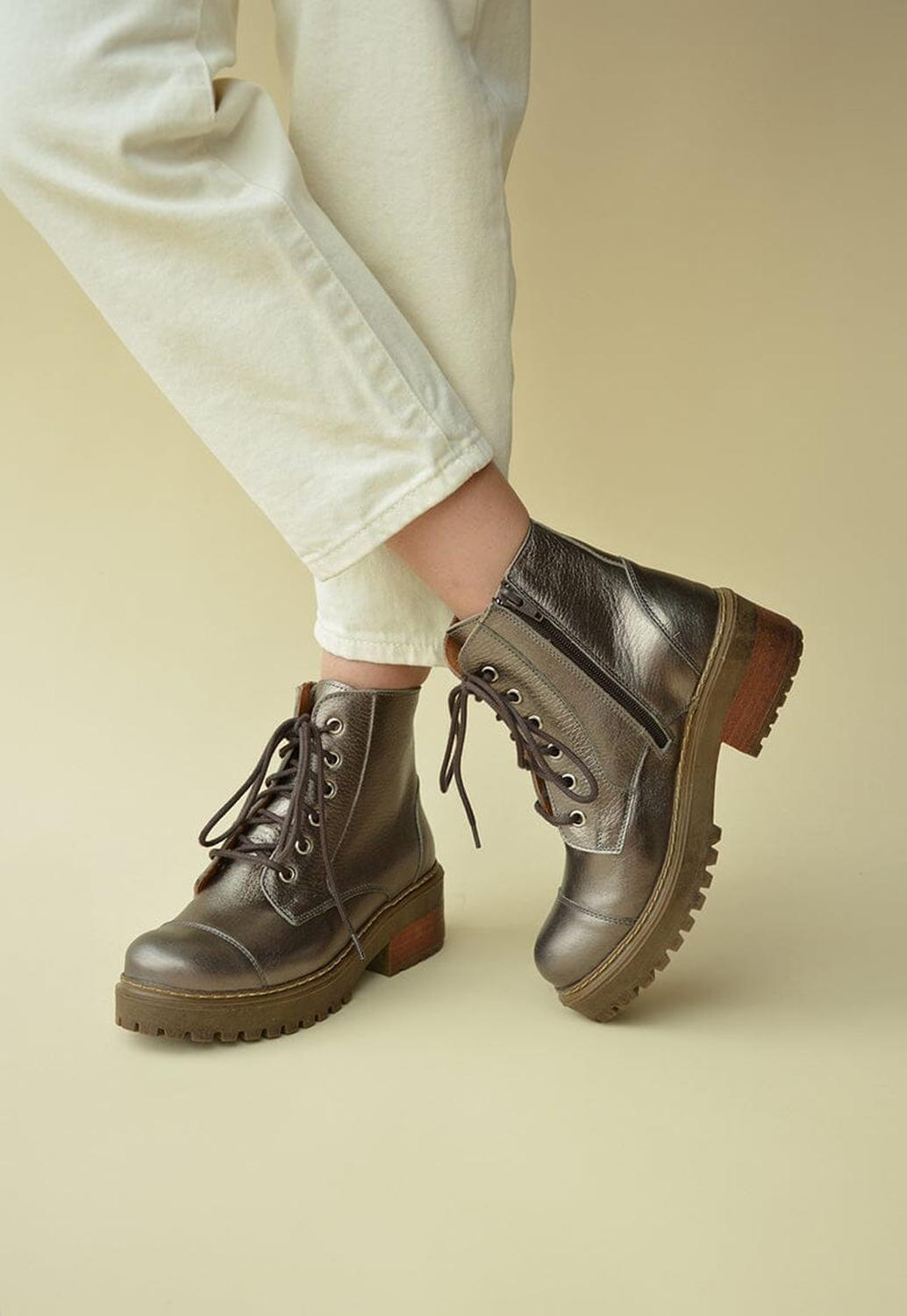 Botin Mujer / Tiuque Metalico-0