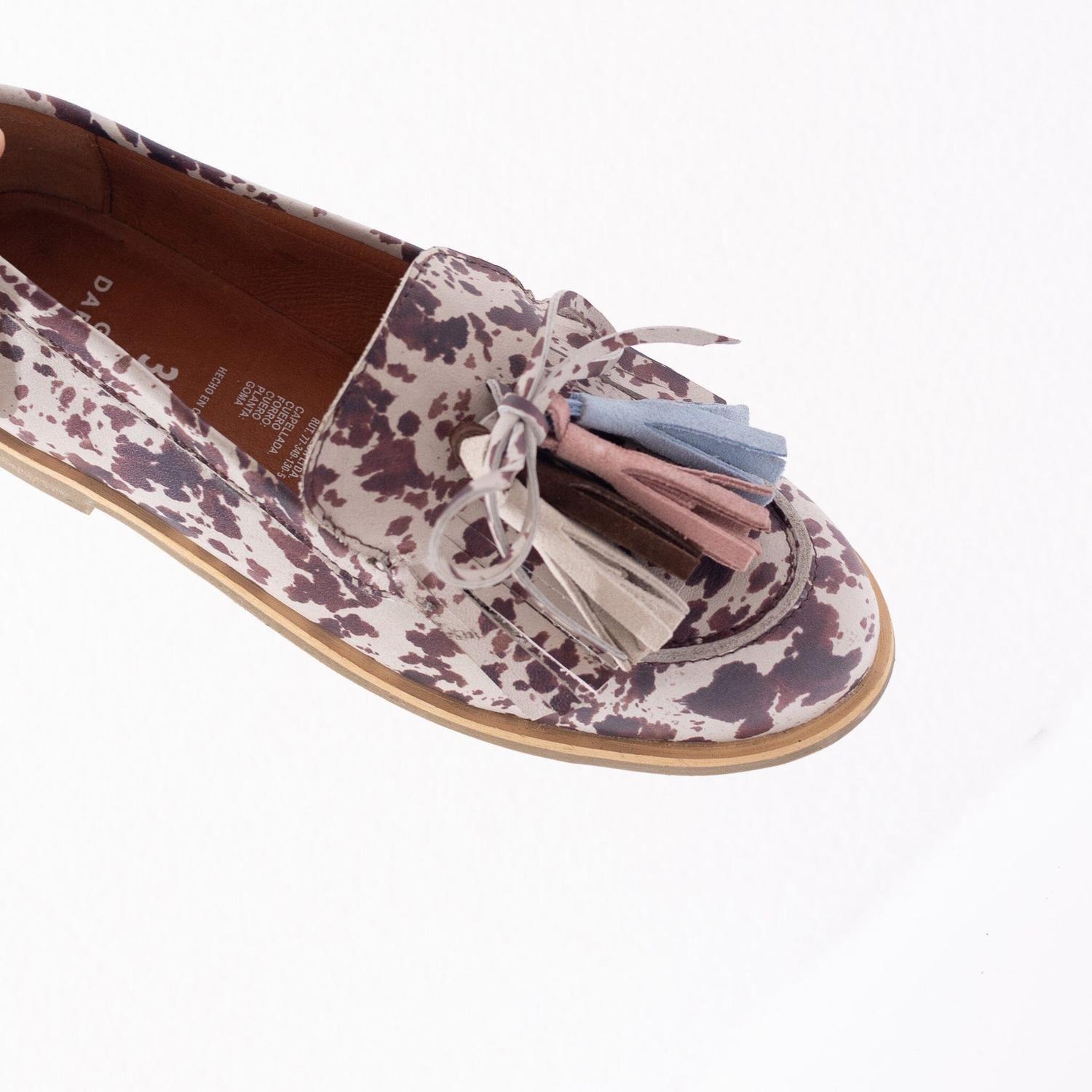 Mocasin Cuero Mujer  Cumbres Print-3