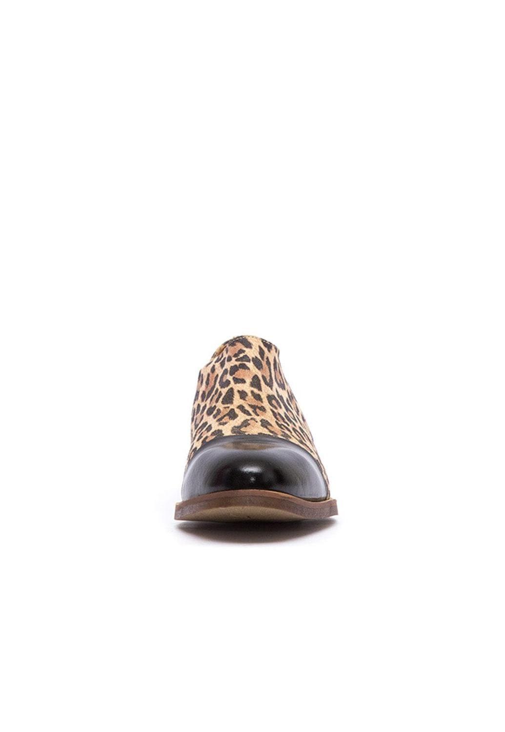 Zapato Mujer De Cuero Homero Print C28-2