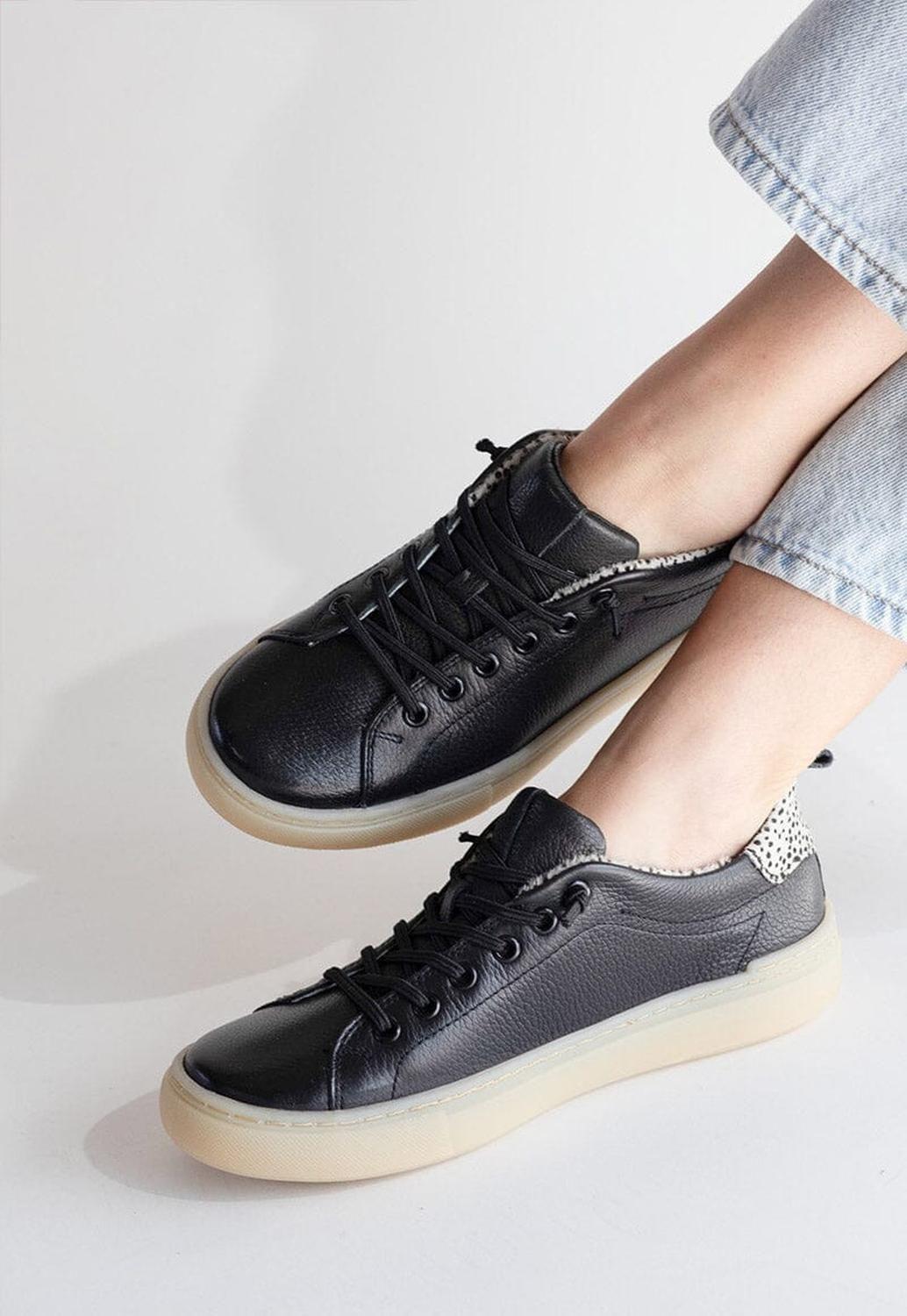 Zapatilla Mujer / Violeta Negro-1