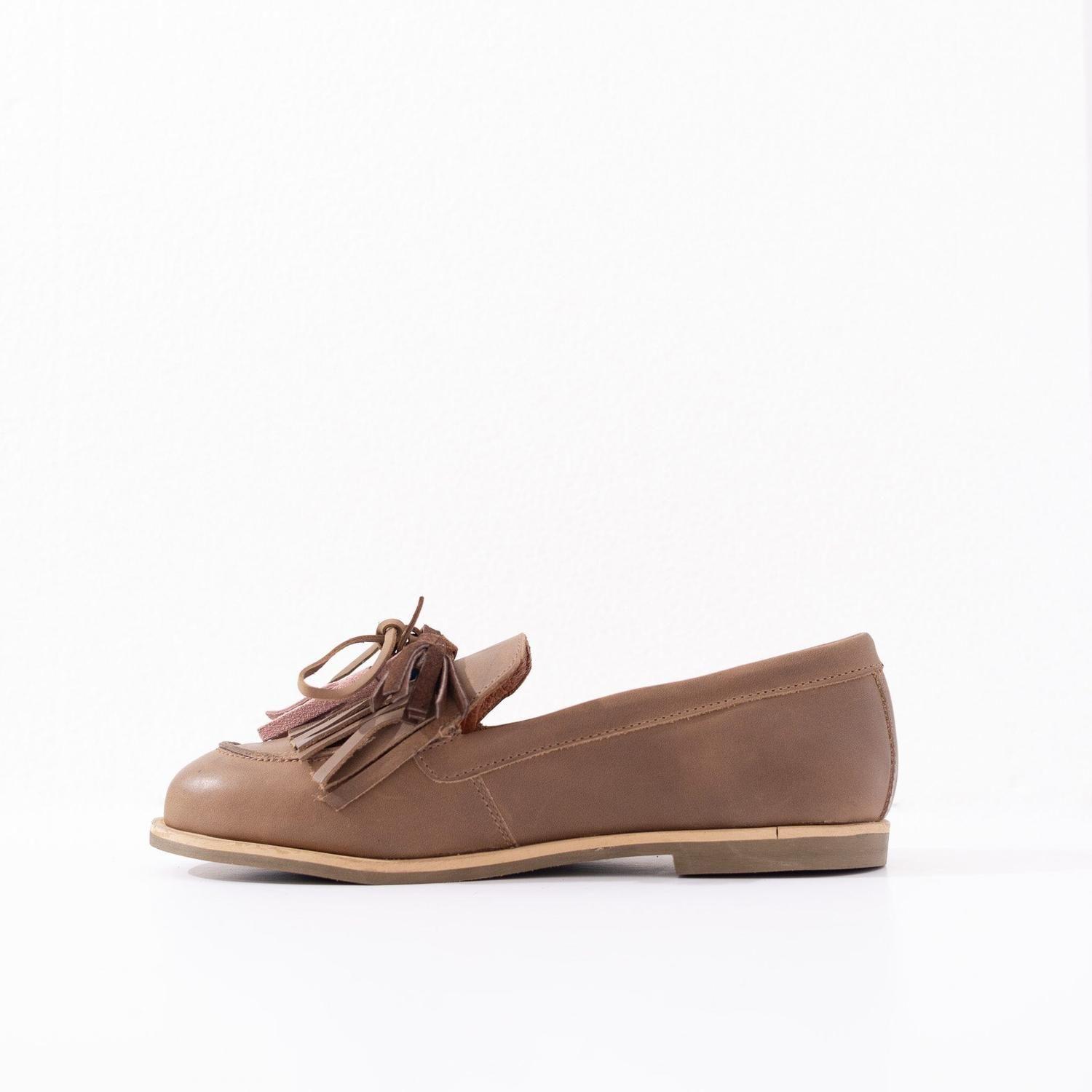 Mocasin Cuero Mujer  Cumbres Taupe-2