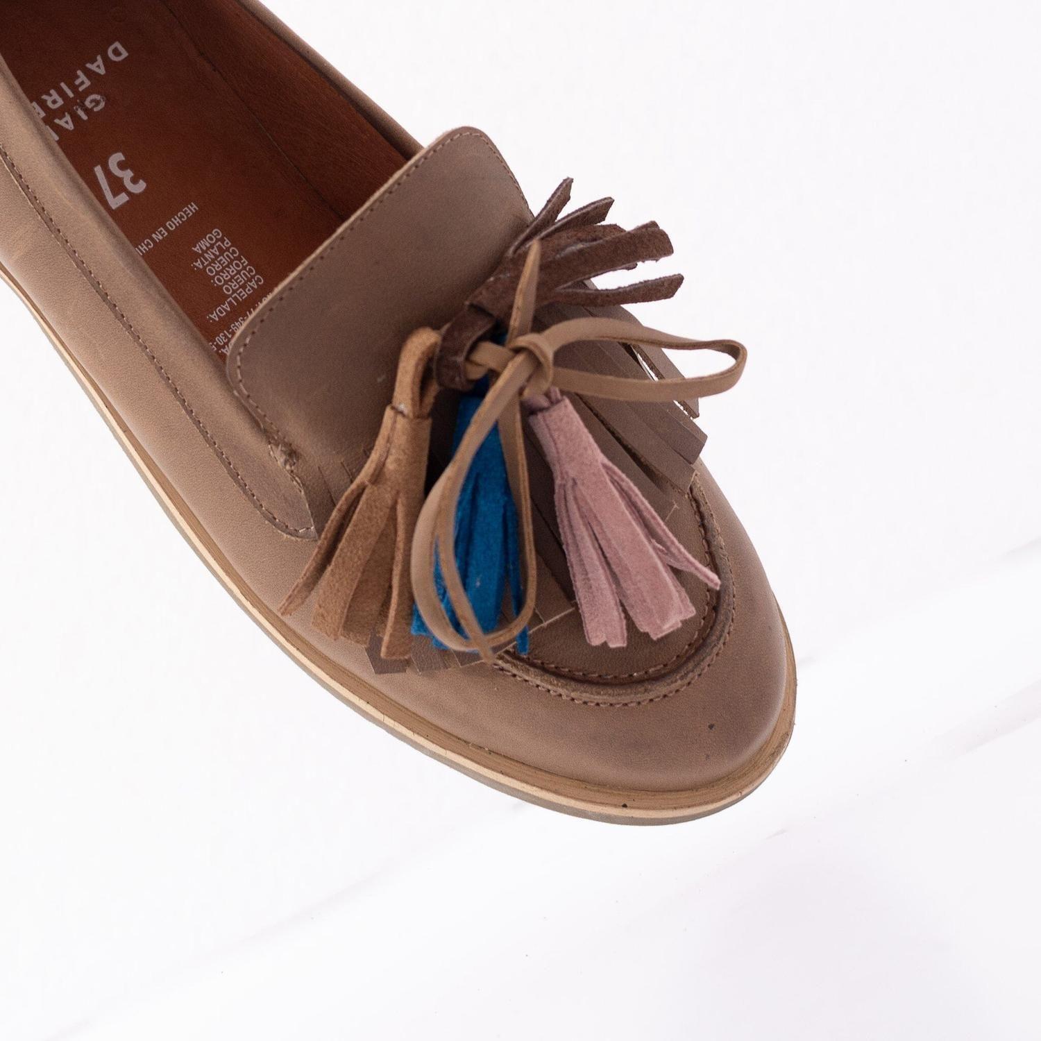 Mocasin Cuero Mujer  Cumbres Taupe-3