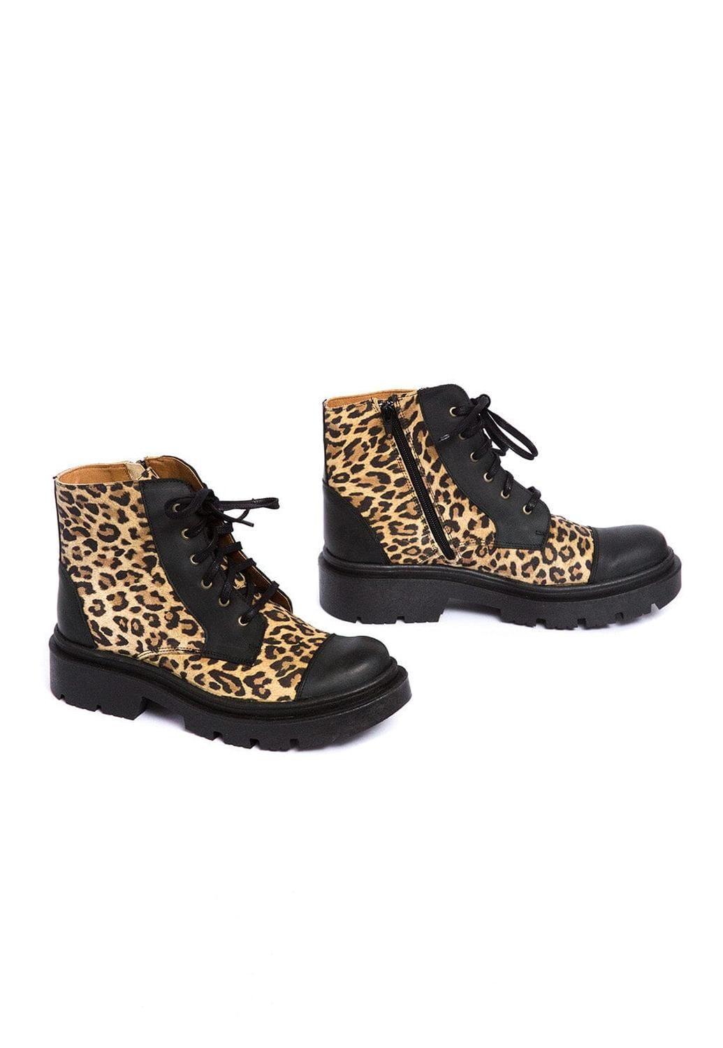 Botines Mujer / Tiuque Negro Print-4