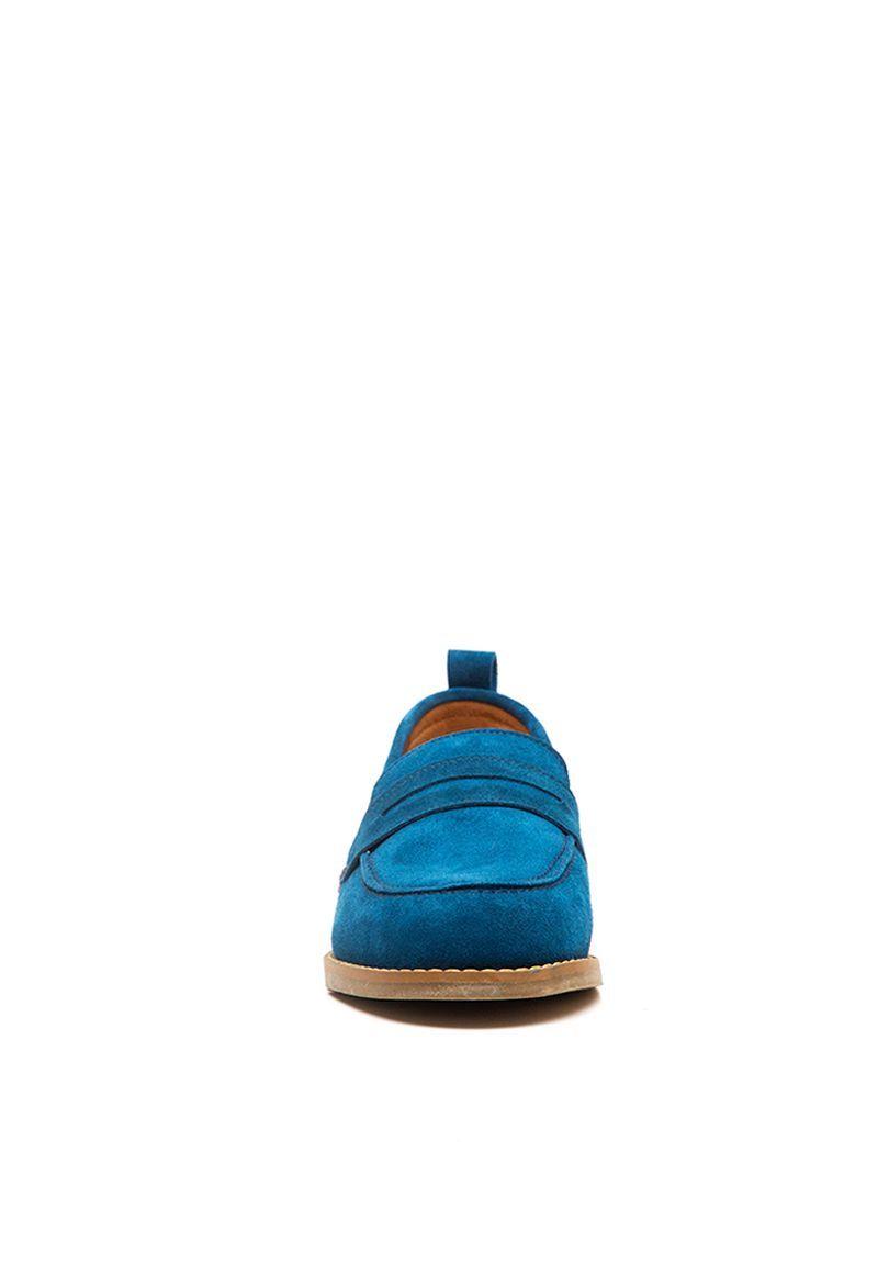 Mocasin De Cuero Coligue C5 Azul Giani Dafirenze-2