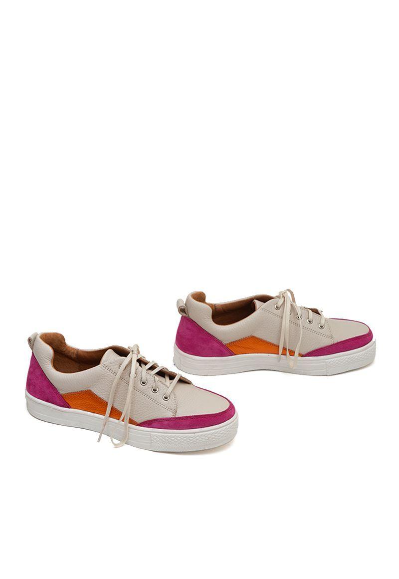 Zapatilla De Cuero Jazmin C2 Beige Giani Dafirenze-2