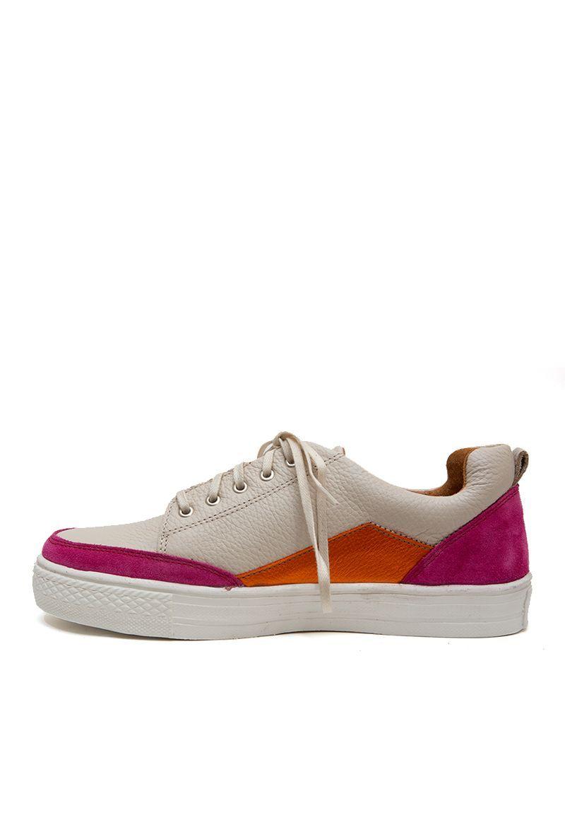 Zapatilla De Cuero Jazmin C2 Beige Giani Dafirenze-4