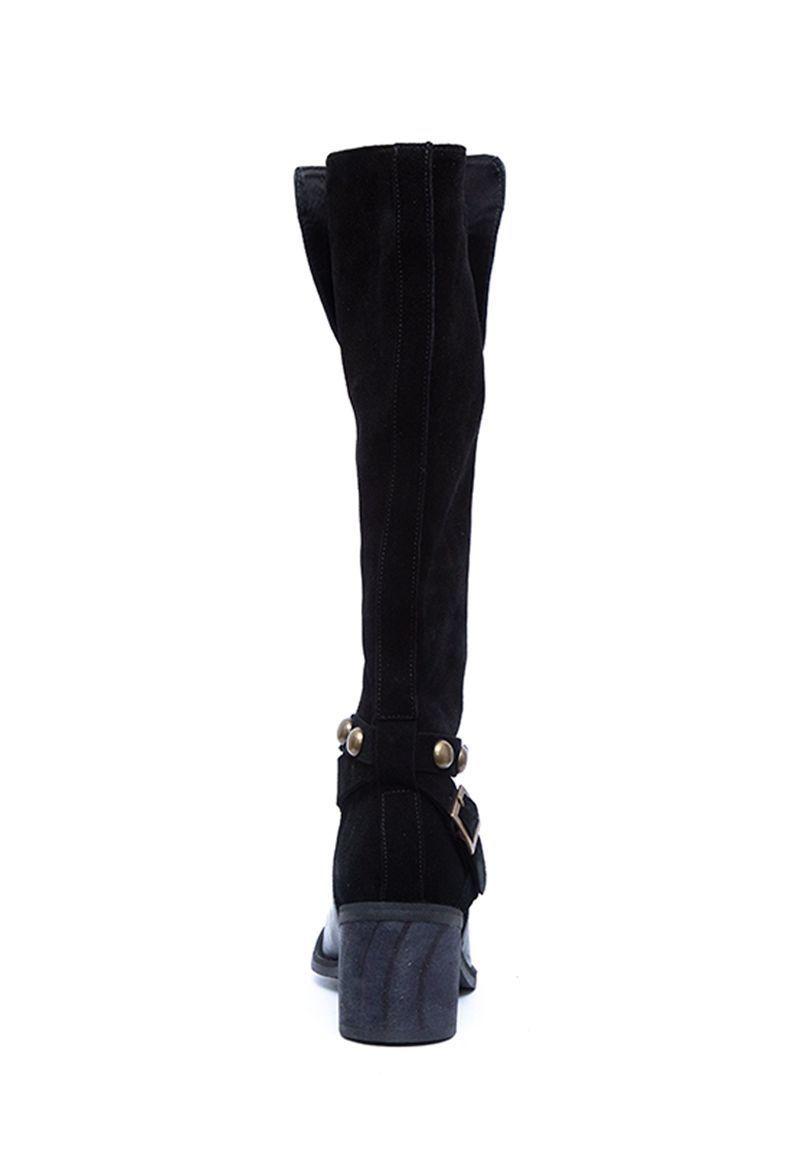 Bota De Cuero Giani Dafirenze Bulbul C4  Negro-2