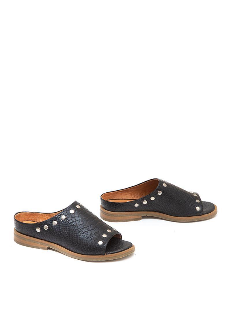 Sandalias De Cuero Almez C1 Negro Giani Dafirenze-2