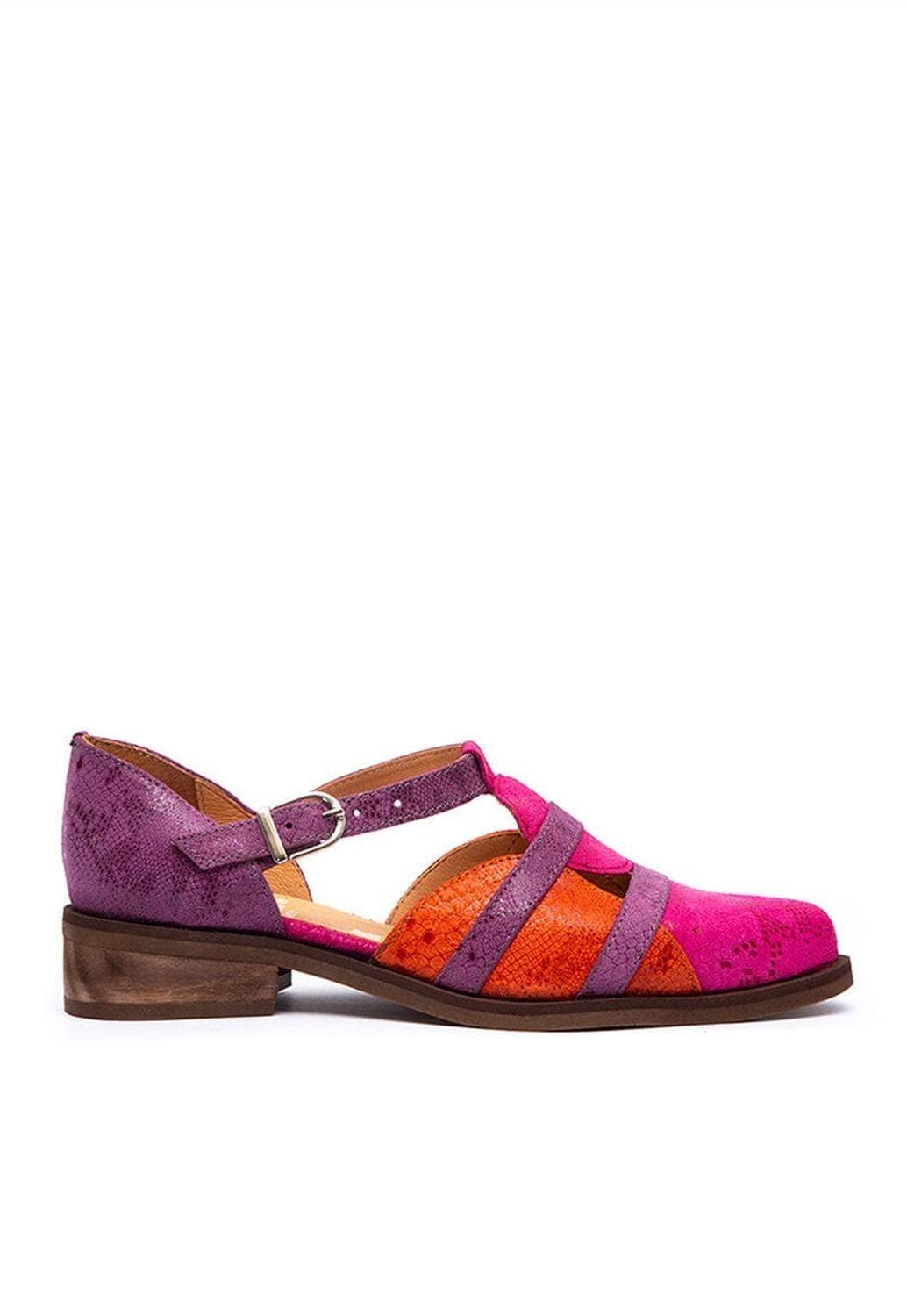 Zapato Mujer / Radal Fucsia Naranjo-0