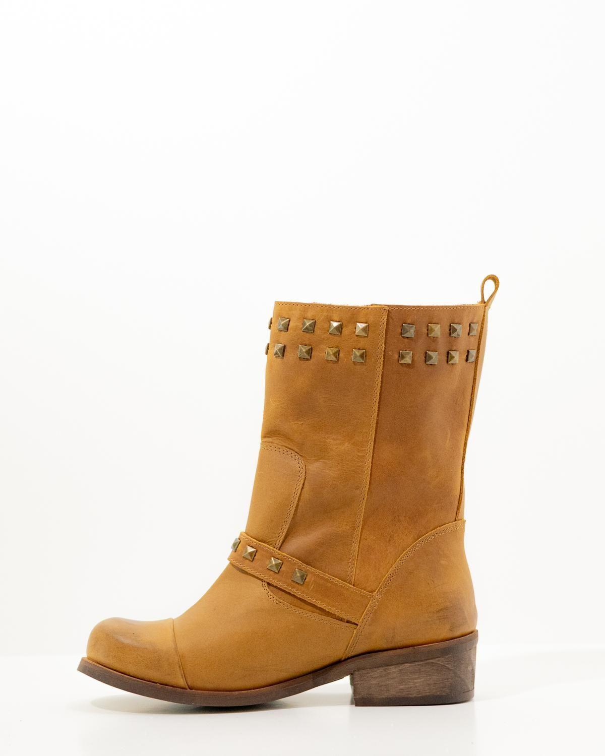 Bota Mujer / Bari Camel-2