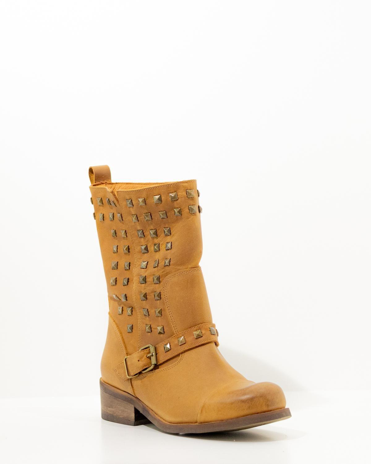 Bota Mujer / Bari Camel-3
