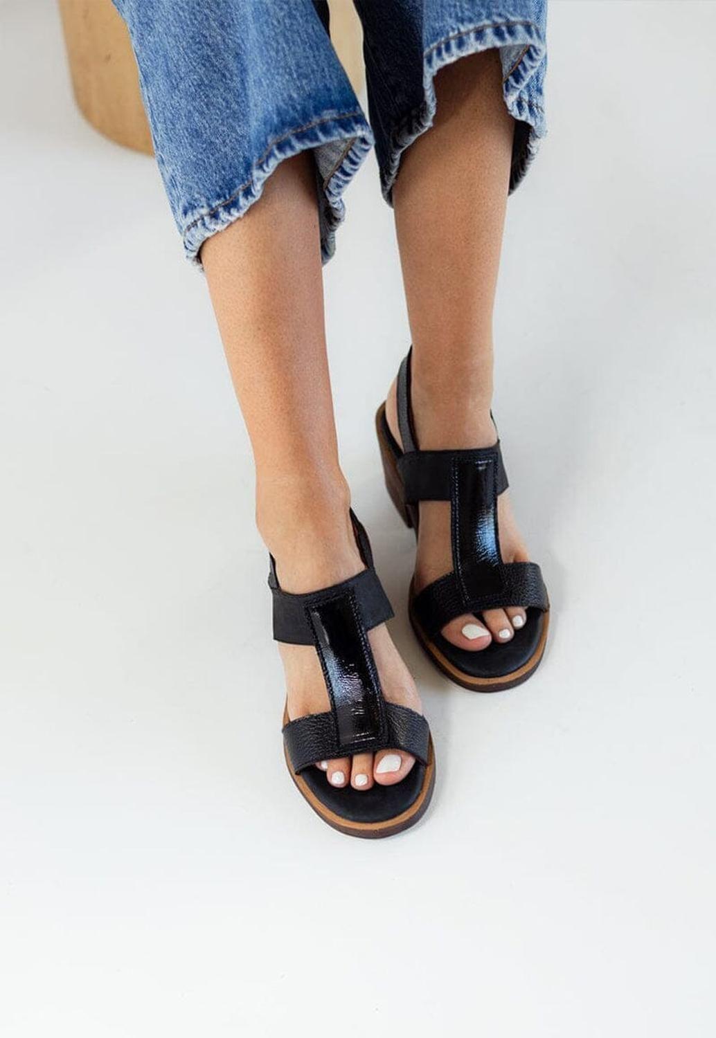 Sandalia Mujer / Esmeralda Negro-6