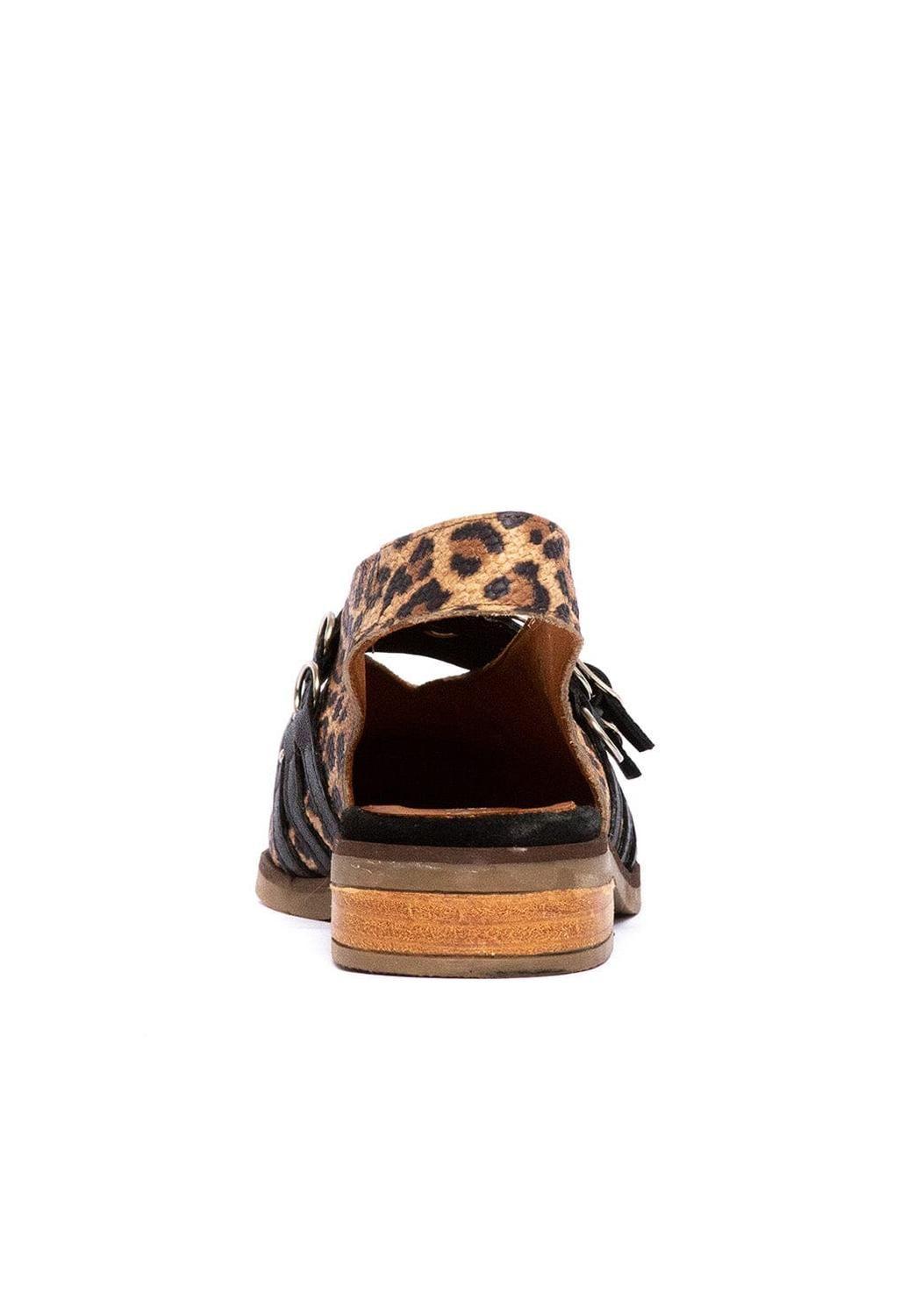 Zapato Mujer / Fior Print Negro-4