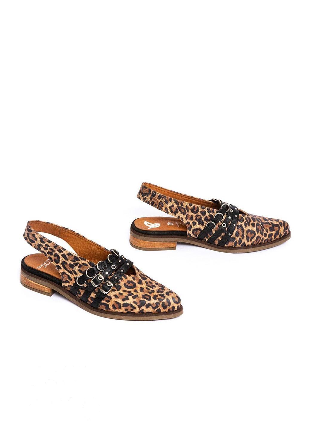 Zapato Mujer / Fior Print Negro-5